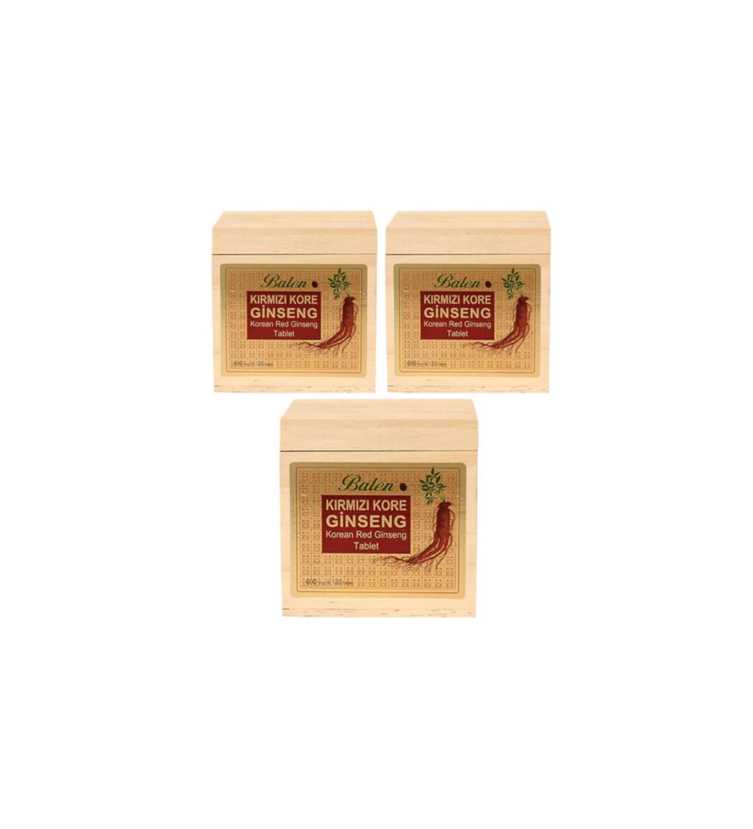 Balen Red Korean Ginseng Extract 120 Tablets X 3 Tablets