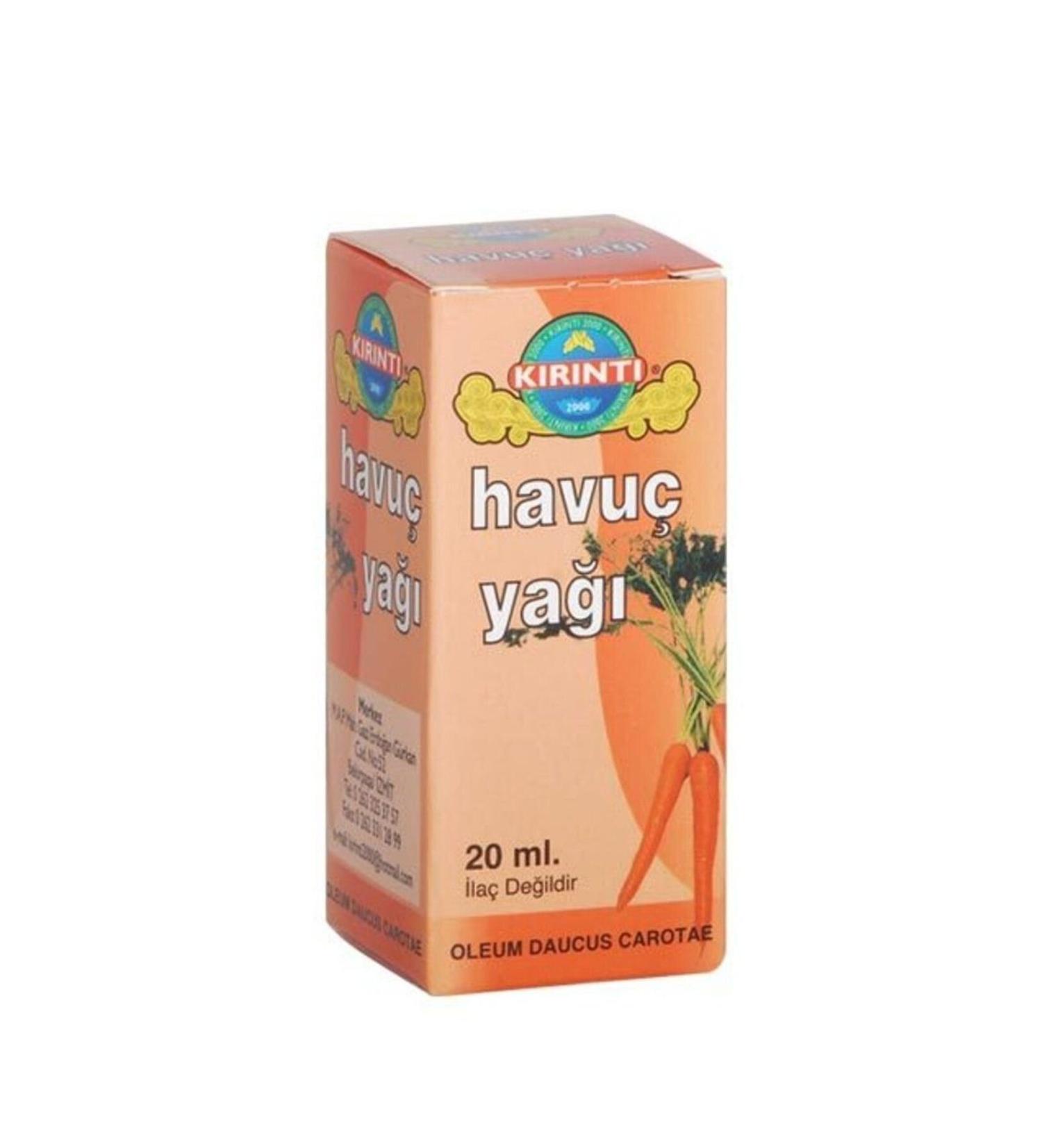 KIRINTI 2000 Carrot Oil 20 Ml 2 Pieces