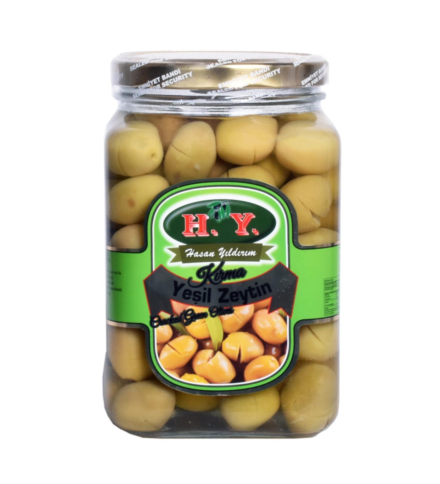 Glass Jar Green Crushed Olives gr 141-160 900