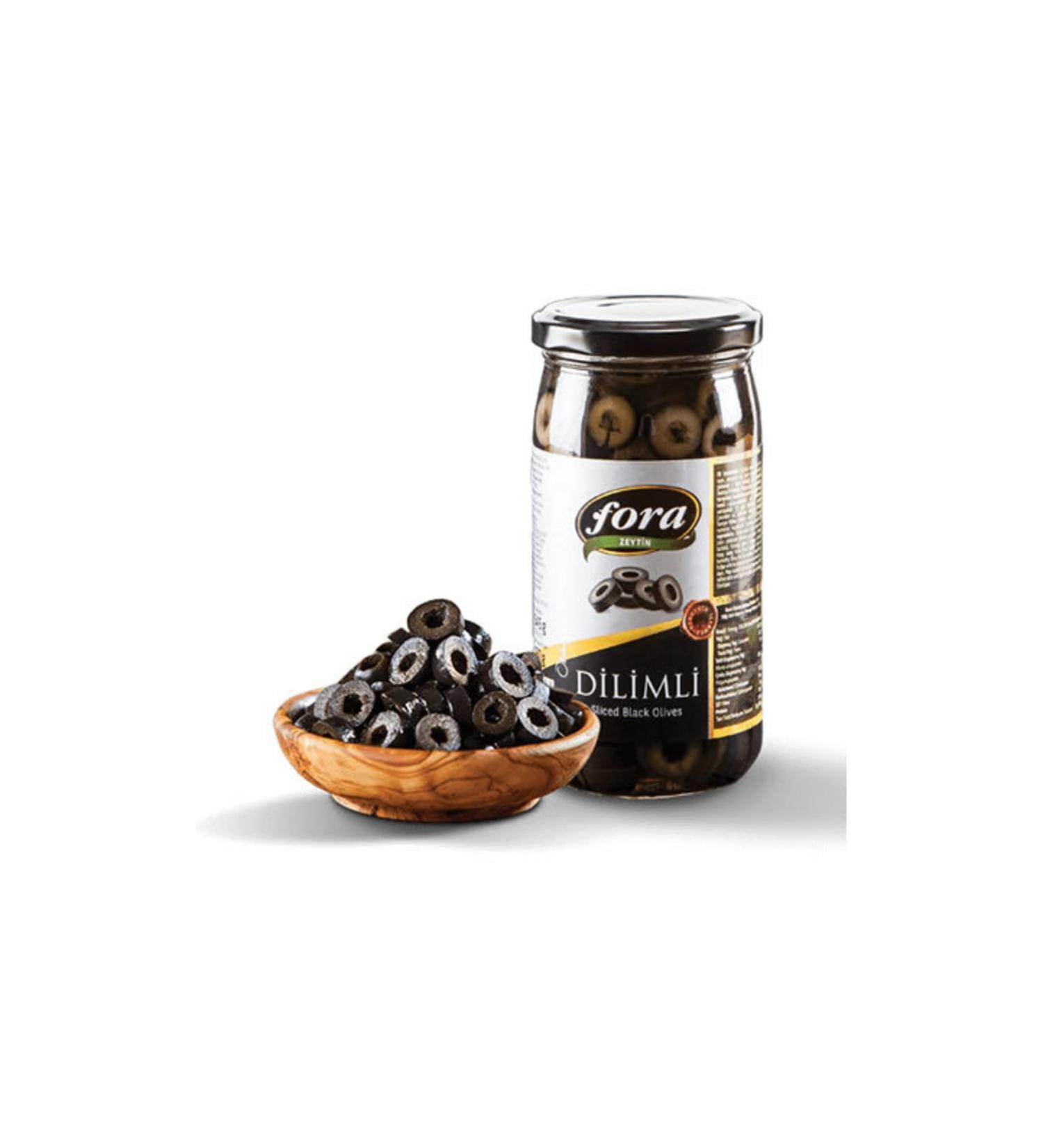 FORA Fora Sliced Black Olives 160 G