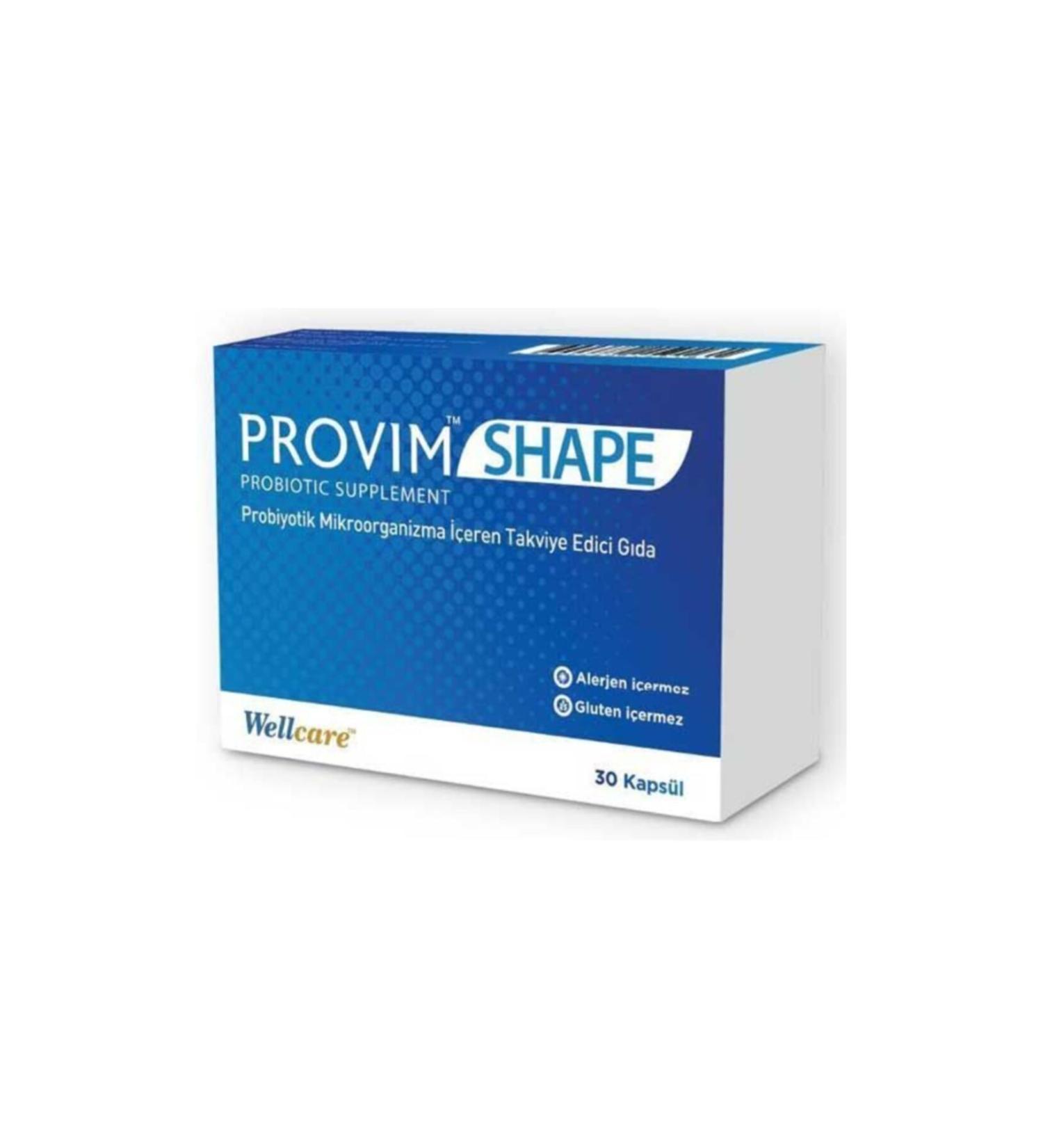 Carwell Provim Shape Probiotic Microorganism 30 Capsules Well Care