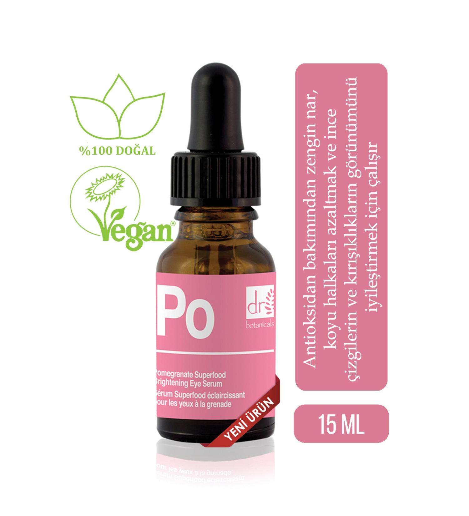 Dr. Botanicals Pomegranate Nourishing Brightening Eye Serum 15 ml 637665736809