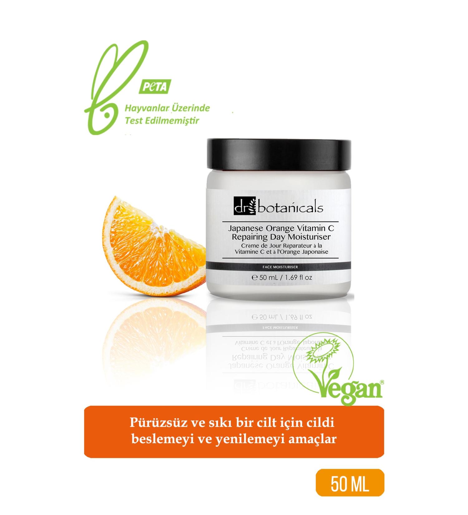 Dr. Botanicals Japanese Orange Vitamin C Repairing Moisturizing Day Cream 50 ml 637665734881 - Buy Online on GoSupps.com
