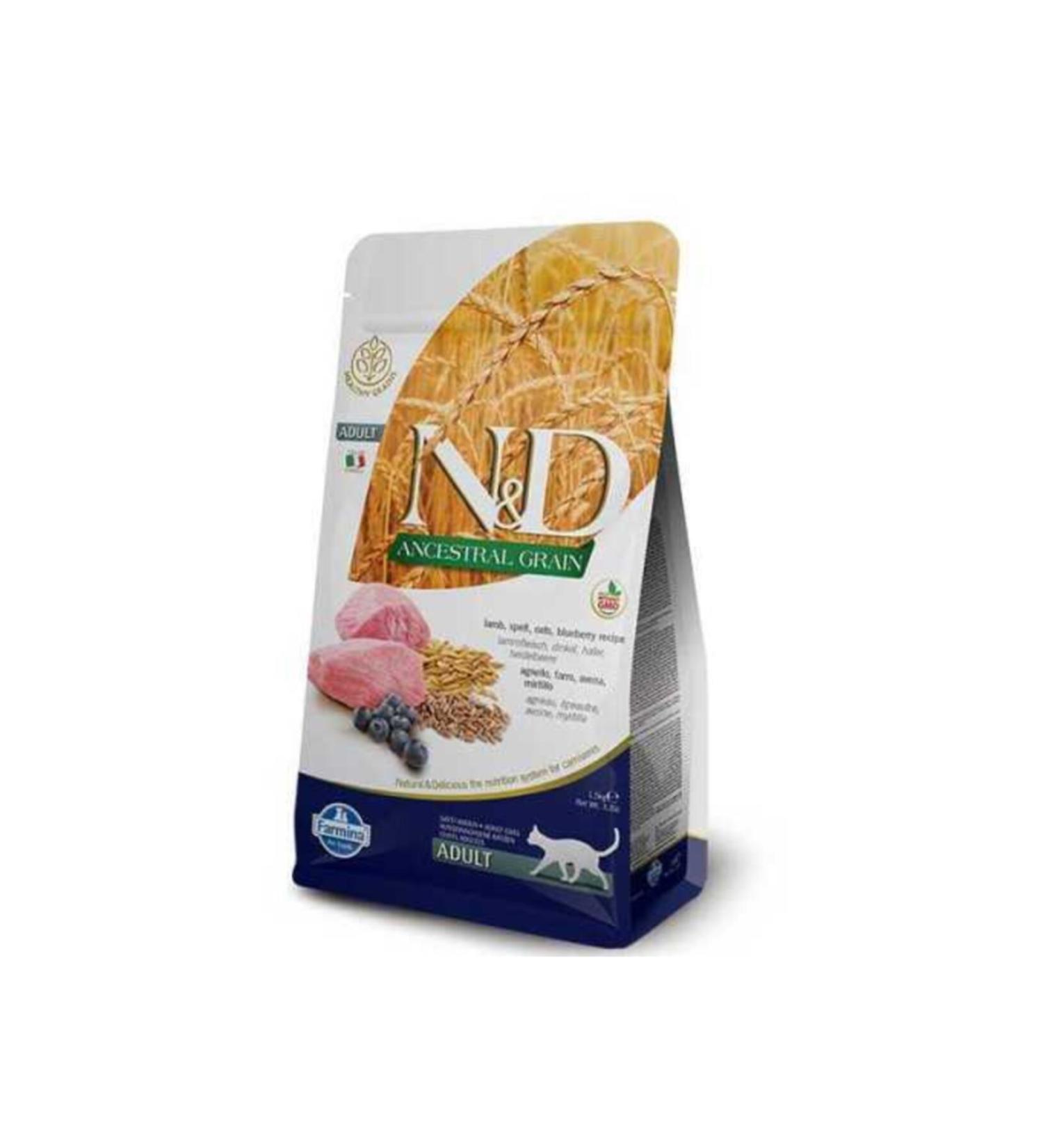 N & D Low Grain Lamb Cat Food 1.5 kg