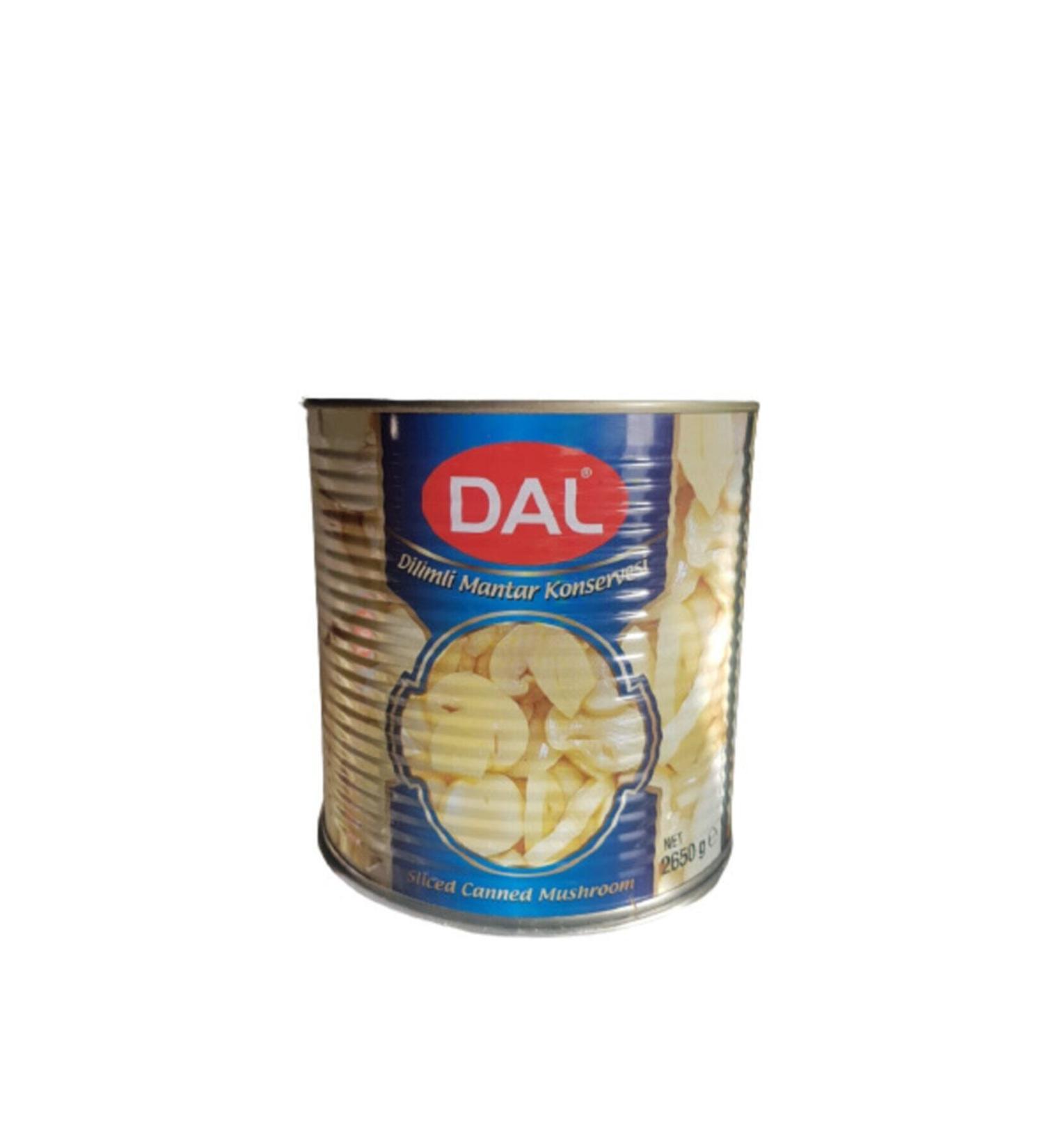 DAL Sliced Mushrooms Canned 2850 gr