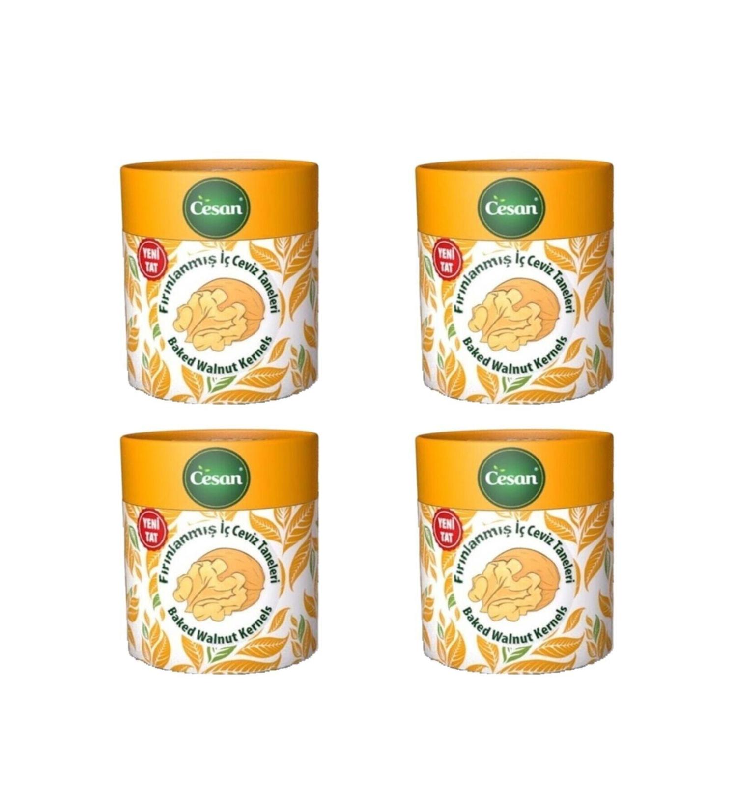 cesan Walnut - Roasted Walnut Kernels 150 gr X 4 Pieces New Taste