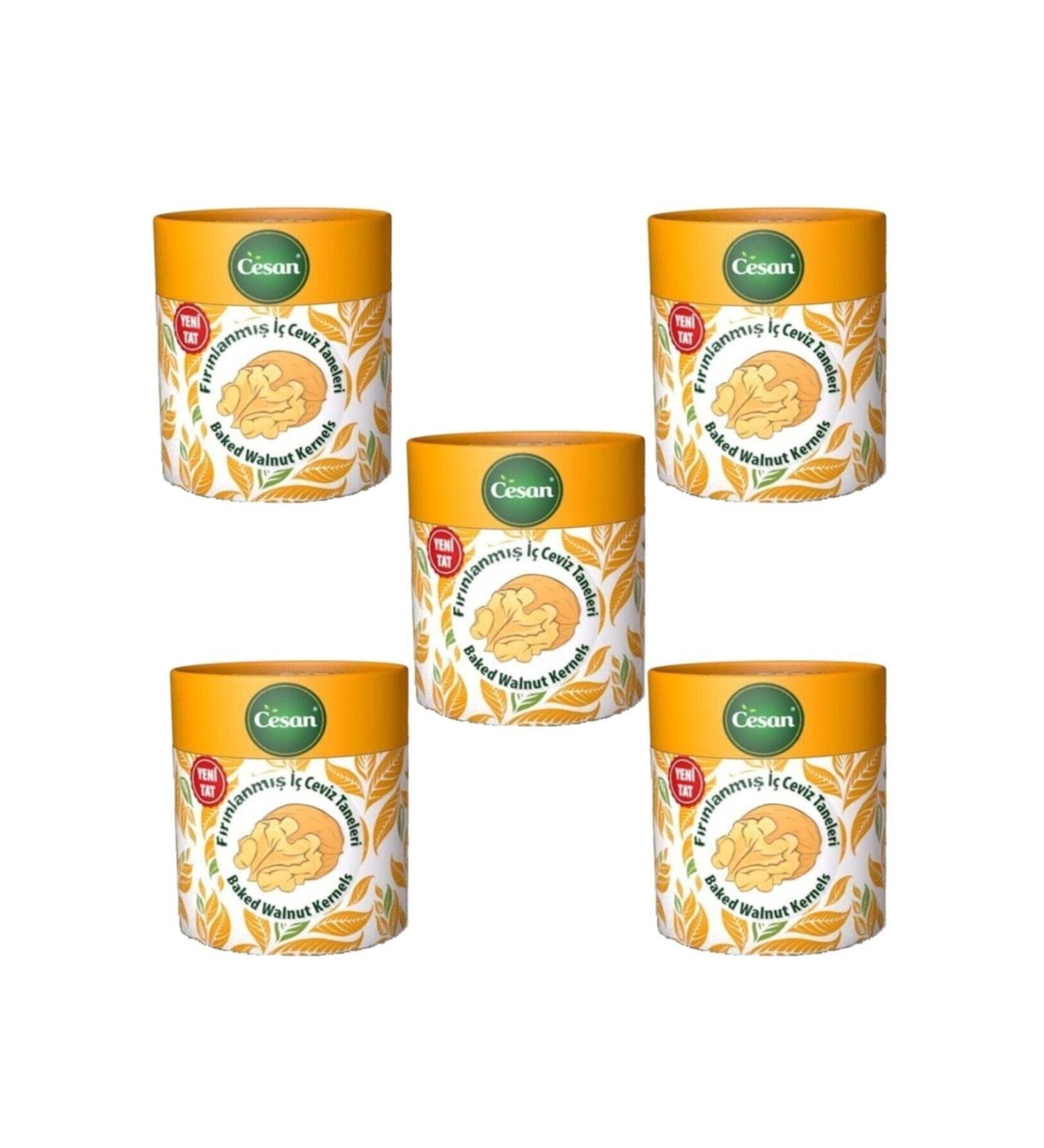 cesan Walnut - Roasted Walnut Kernels 150 gr X 5 Pieces New Taste