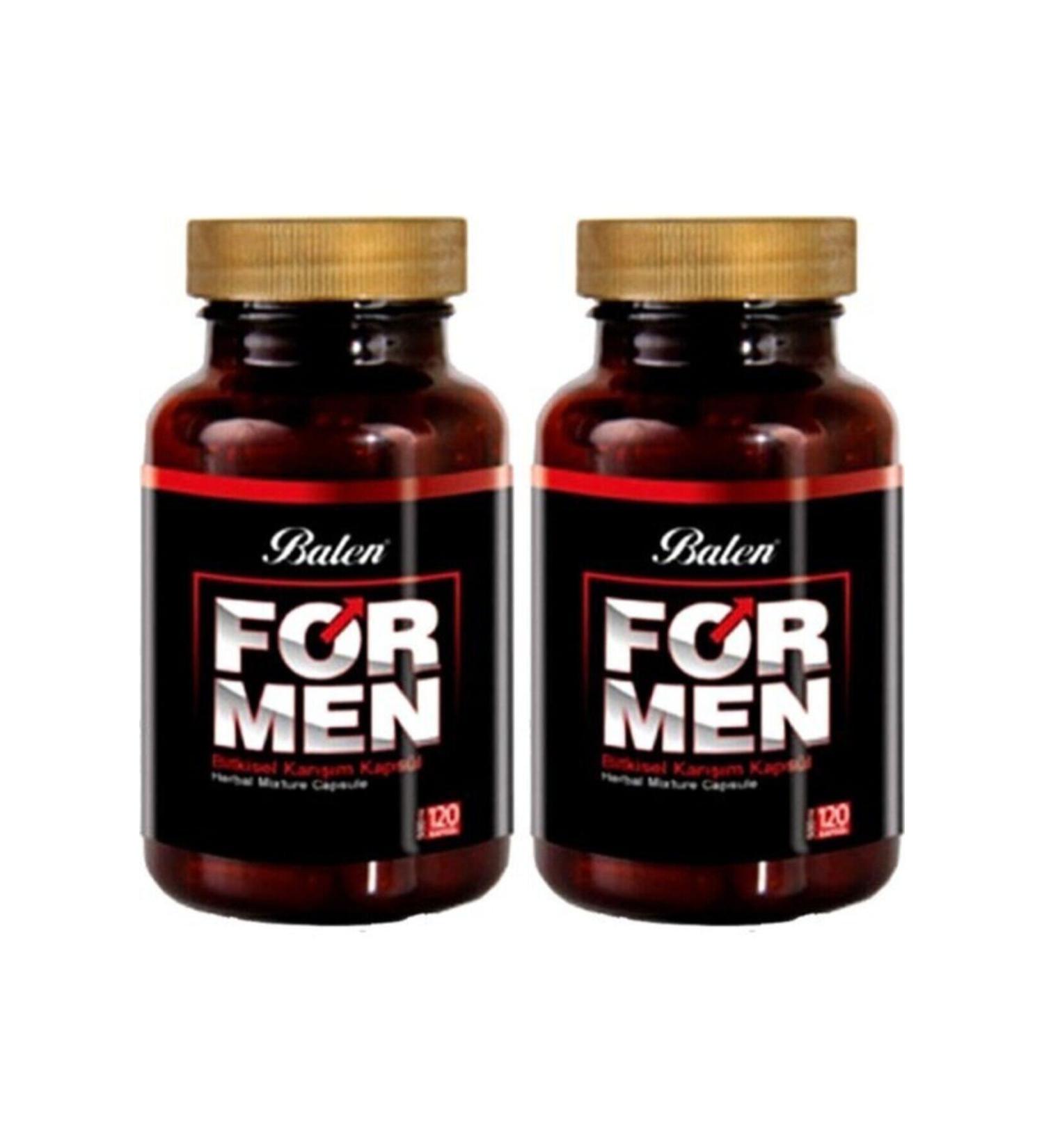 Balen 2 Box For Men Herbal Mixture Formen 120 Capsules X 634 Mg X 2