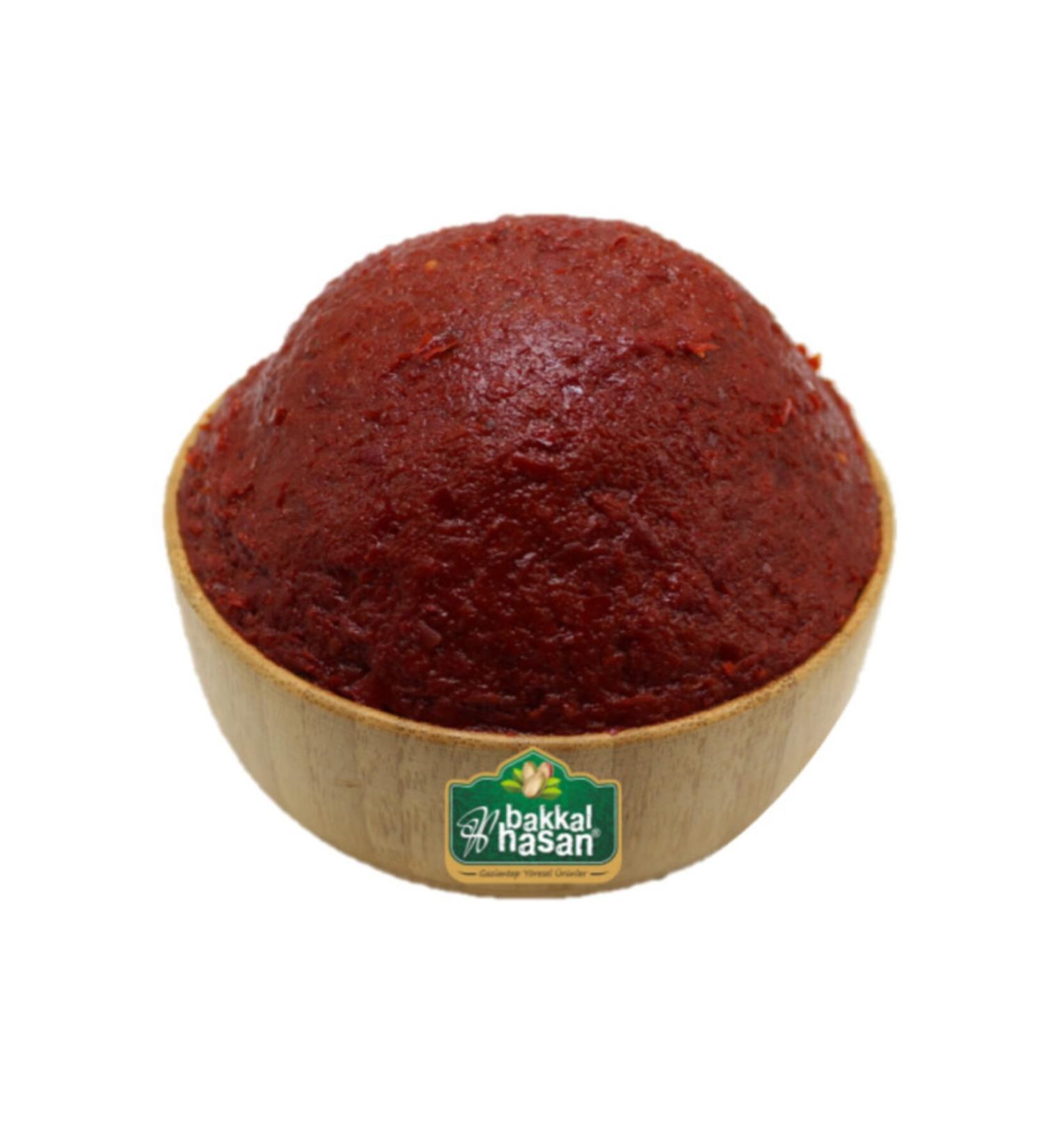 grocer Hasan Gaziantep Sweet Pepper Paste 5 kg - Grocer Hasan