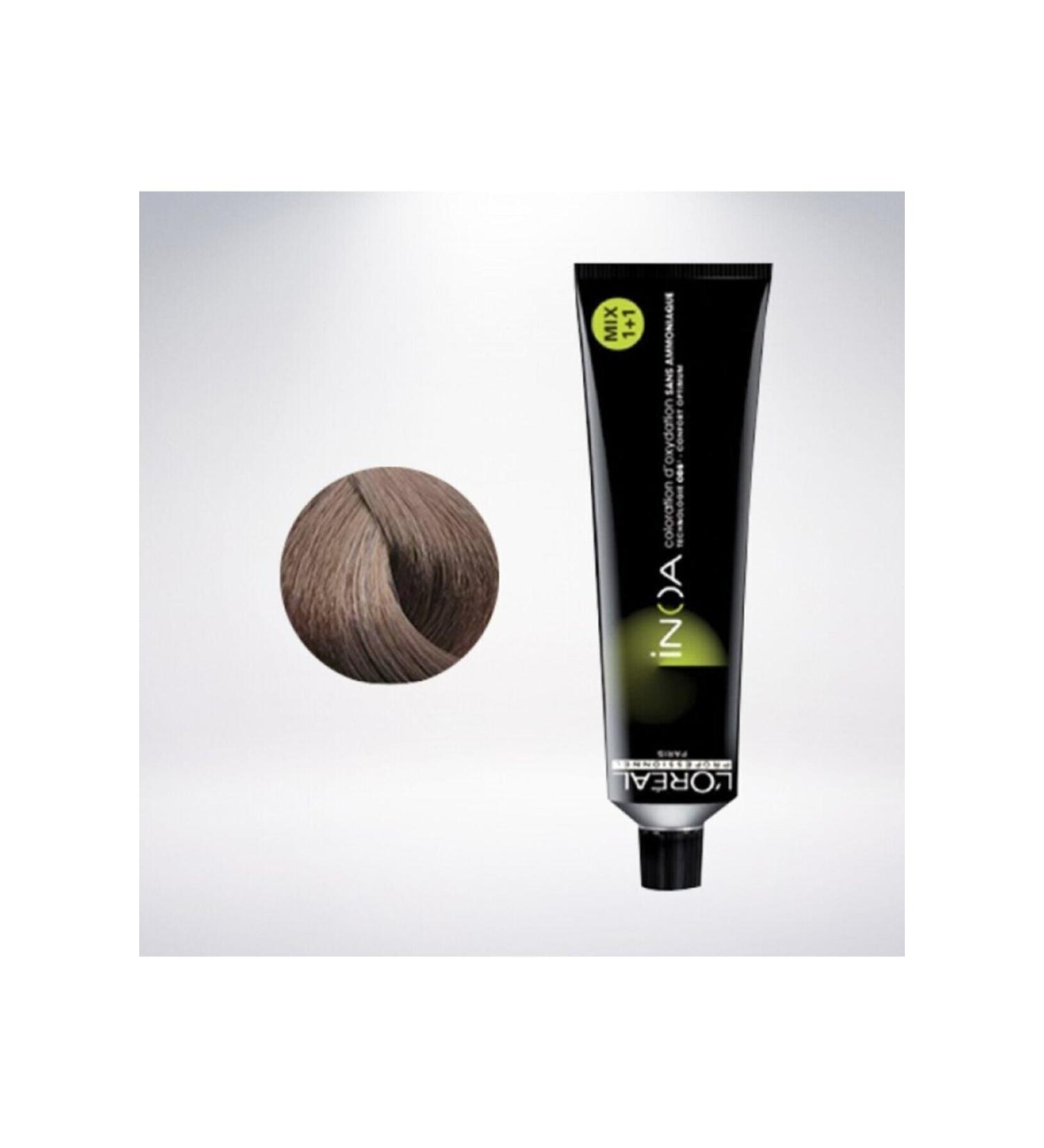 INOA 8.11 Light Blonde Intense Ash Hair Dye