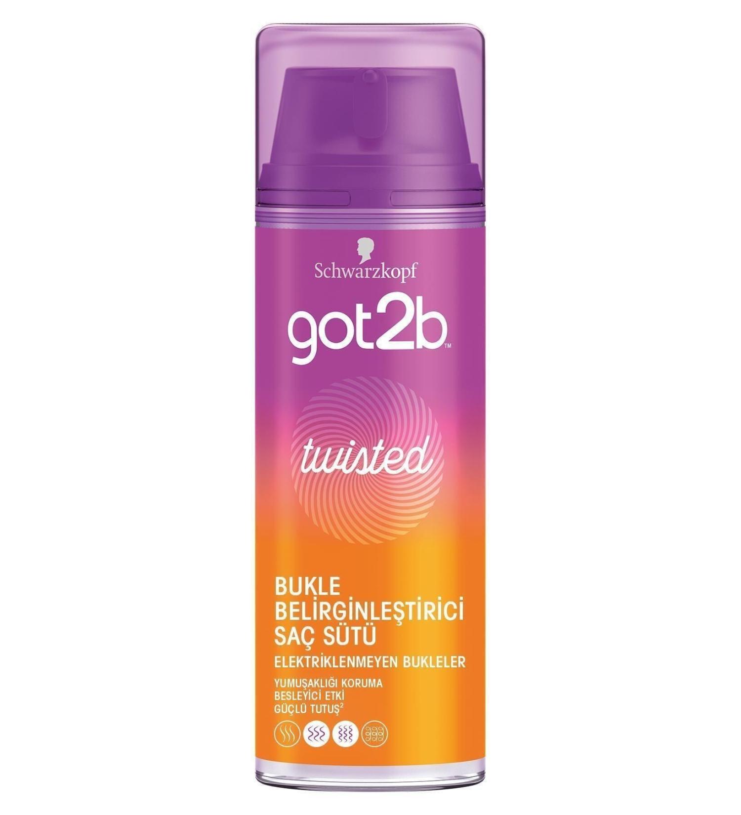 Got2B Brand: Hair Milk Twisted Curl Definer 150 Ml Category: Hair Tonic