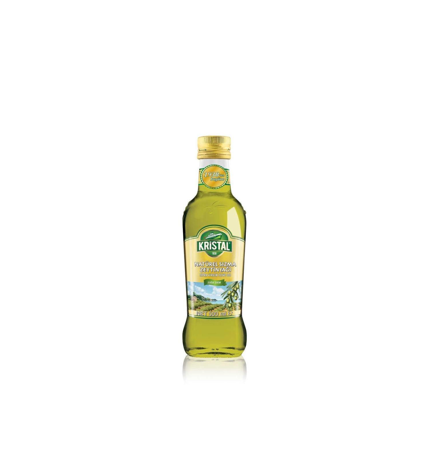 Da bey Crystal Natural Extra Virgin Olive Oil Glass Bottle 500 ml