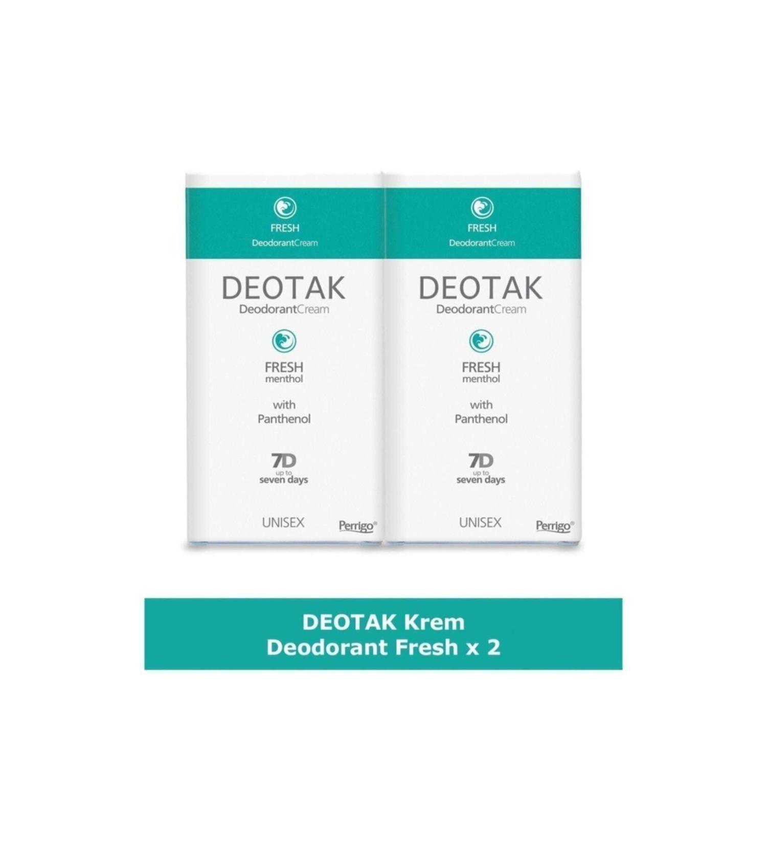 Deotak Cream Deodorant Fresh