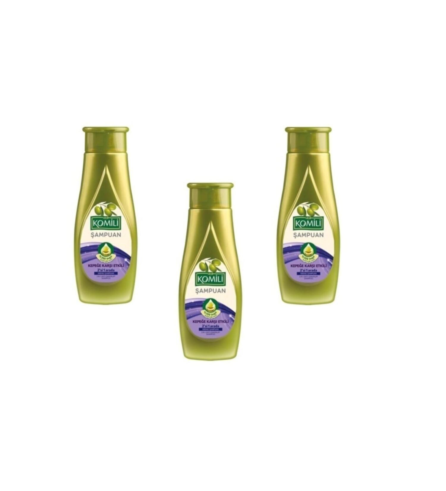 Komili 3 Anti-Dandruff Effective Olive Oil Shampoo Cream Model 500 ml