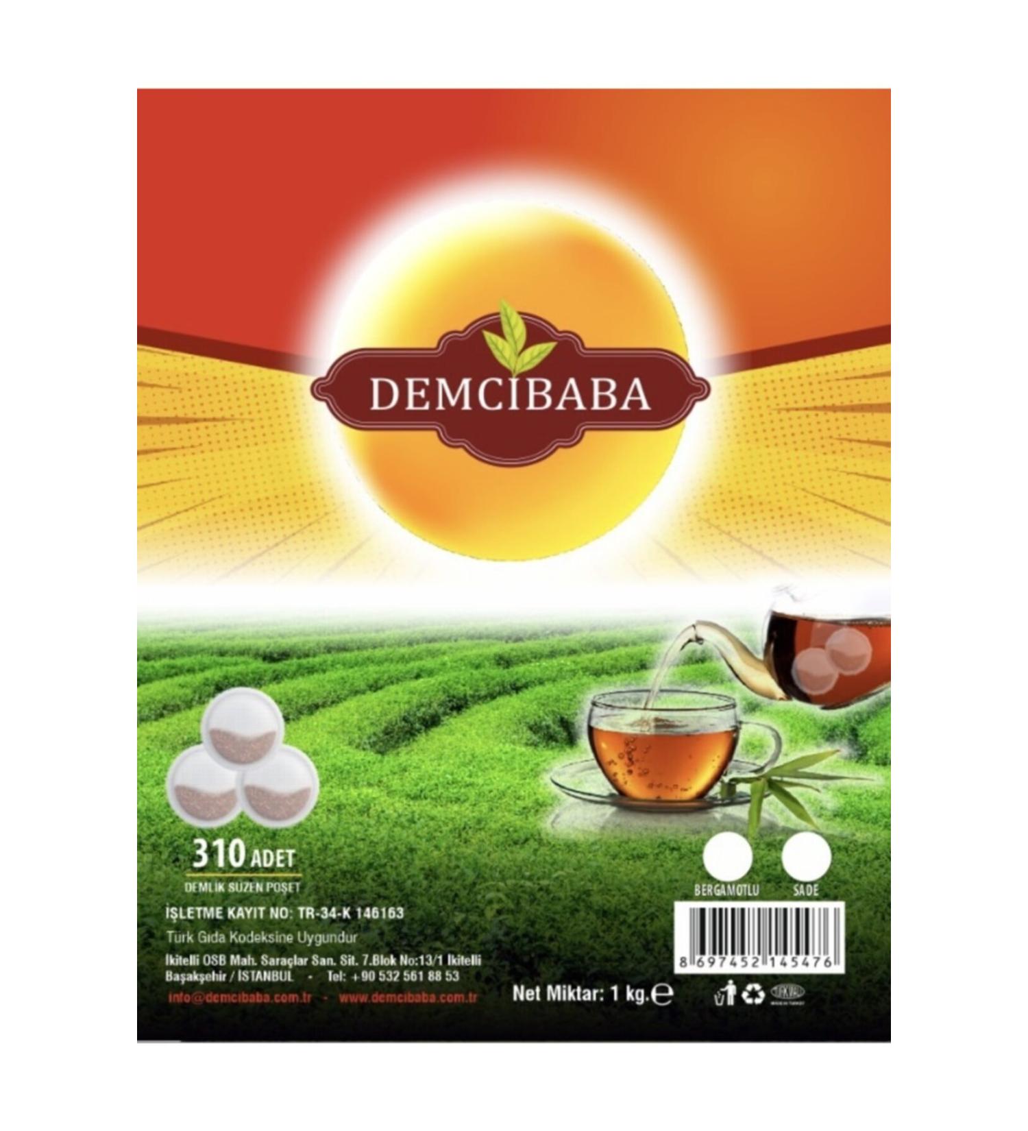 DEMC BABA Round Teapot Bag 3'gr Plain