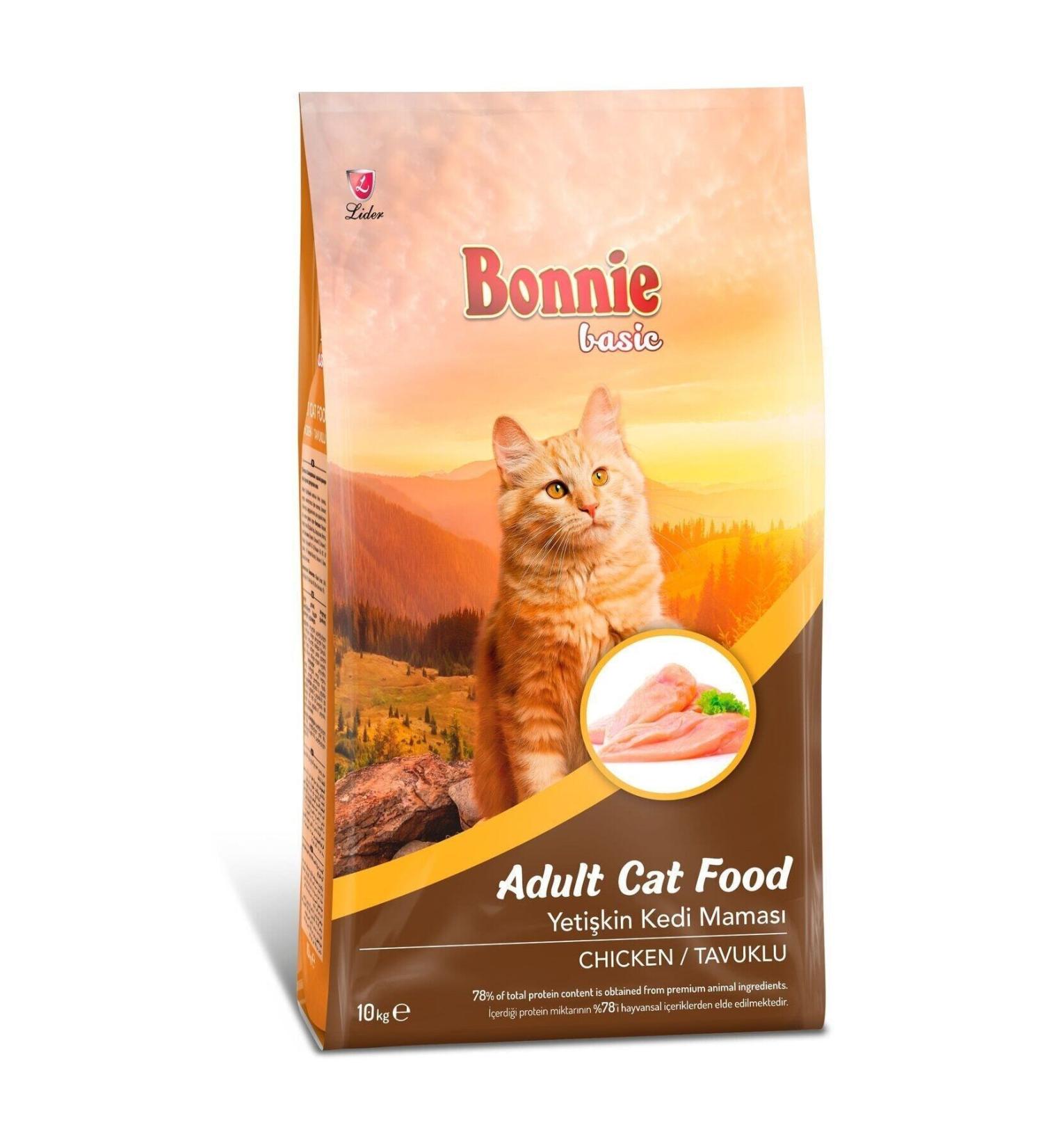 Bonnie Chicken Dry Cat Food 10 Kg