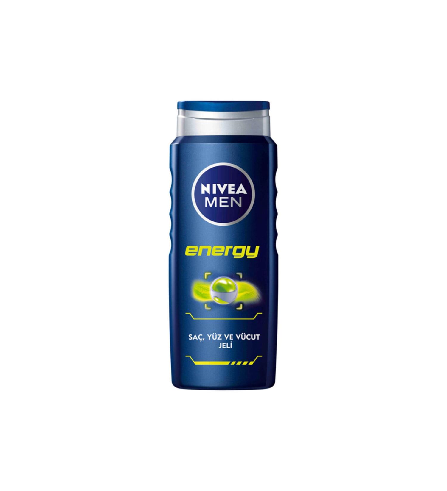 NIVEA Men Shower Gel Energy Energizer + Mint Extract 500 Ml