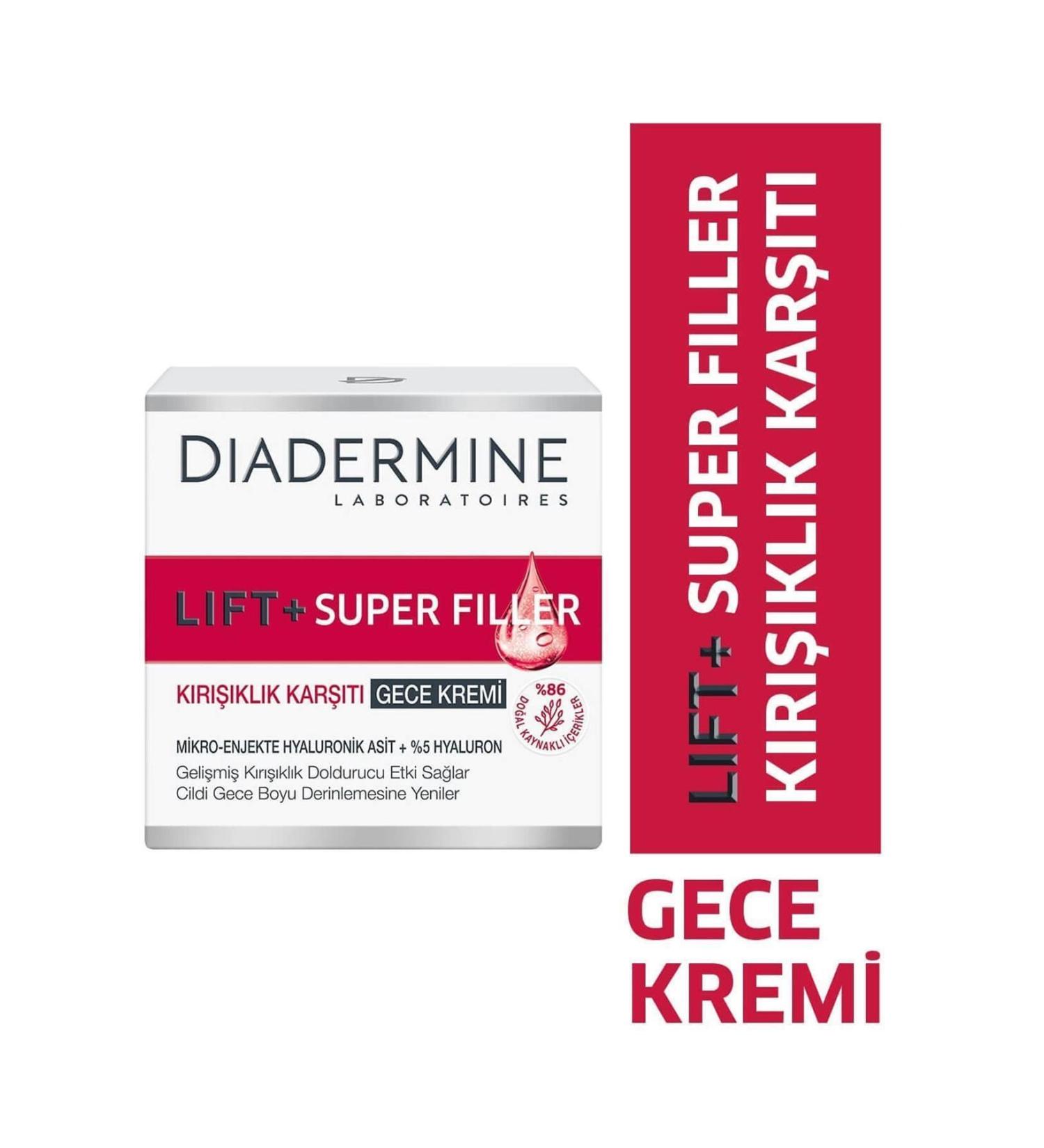 Diadermine Brand: Superfiller Hyaluron Effective Anti-Wrinkle Day Cream 50 Ml Category: Face Cream