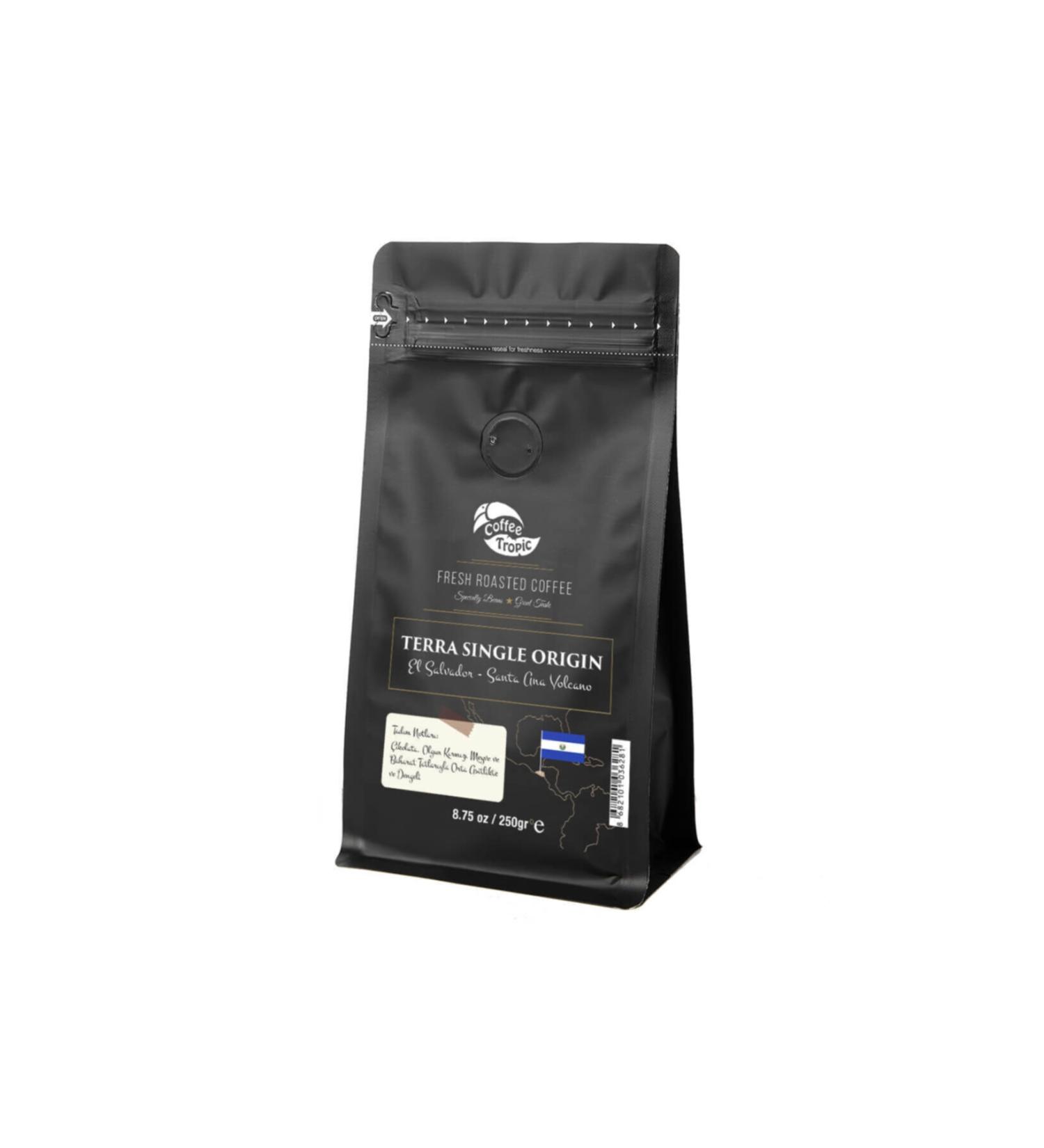 Coffee Tropic Tso El Salvador Santa Ana Volcano 250 gr Ground-filter Coffee