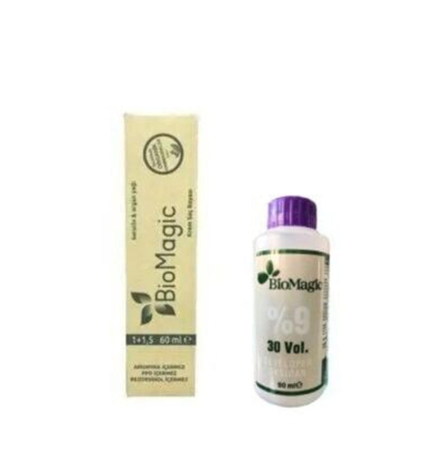 BioMagic Keratin and Argan Ammonia-Free Natural Hair Dye 8-03 Light Caramel - Buy Online on GoSupps.com