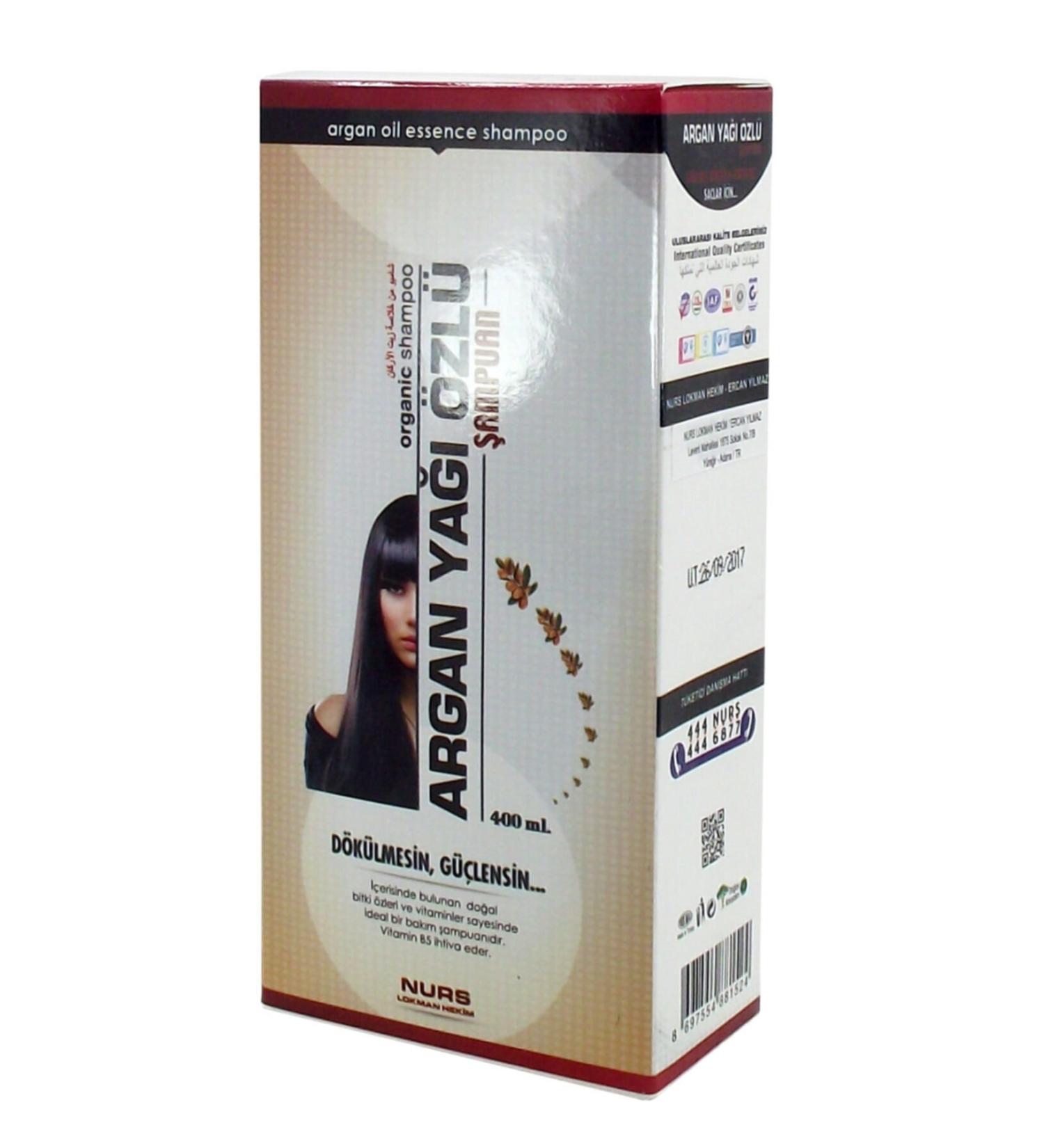 Nurs Argan Oil Essence Shampoo 400 Ml