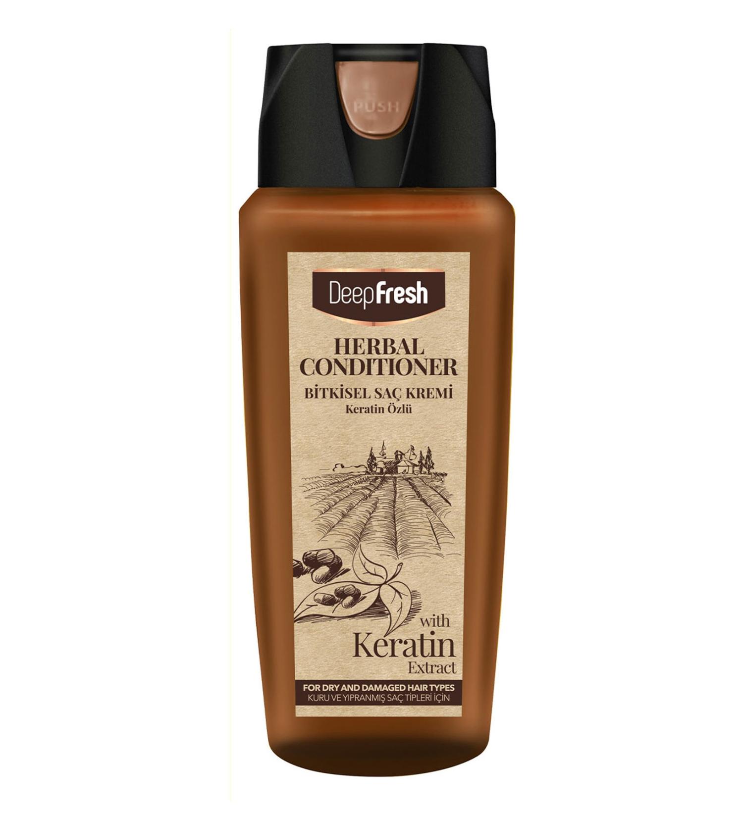 Deep Fresh Herbal Keratin Extract Conditioner 500 Ml - Buy Online on GoSupps.com