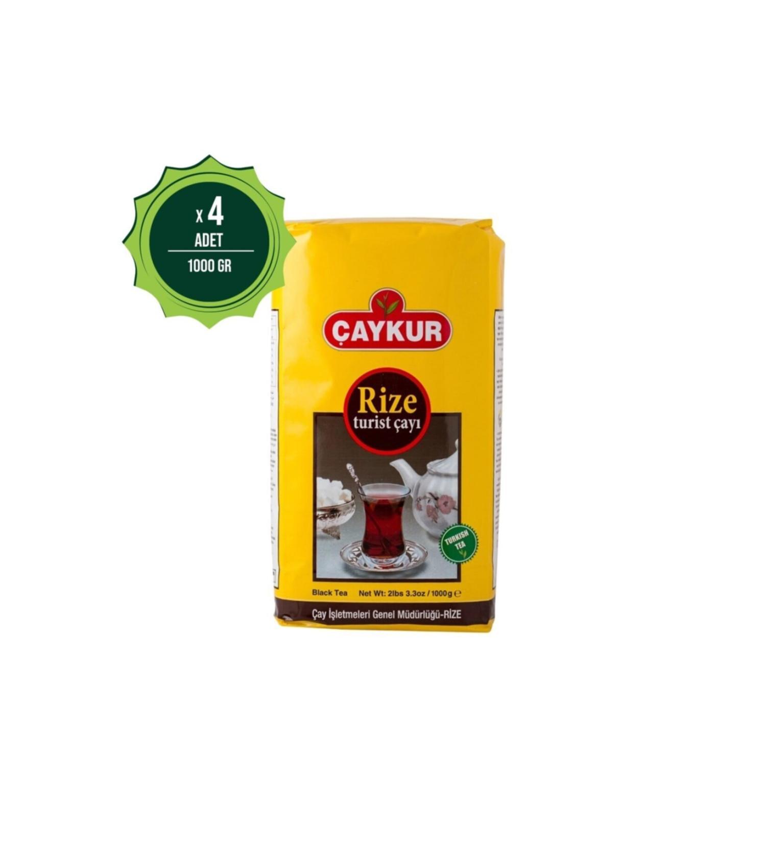 Caykur Rize Tourist Tea 1 Kg X4