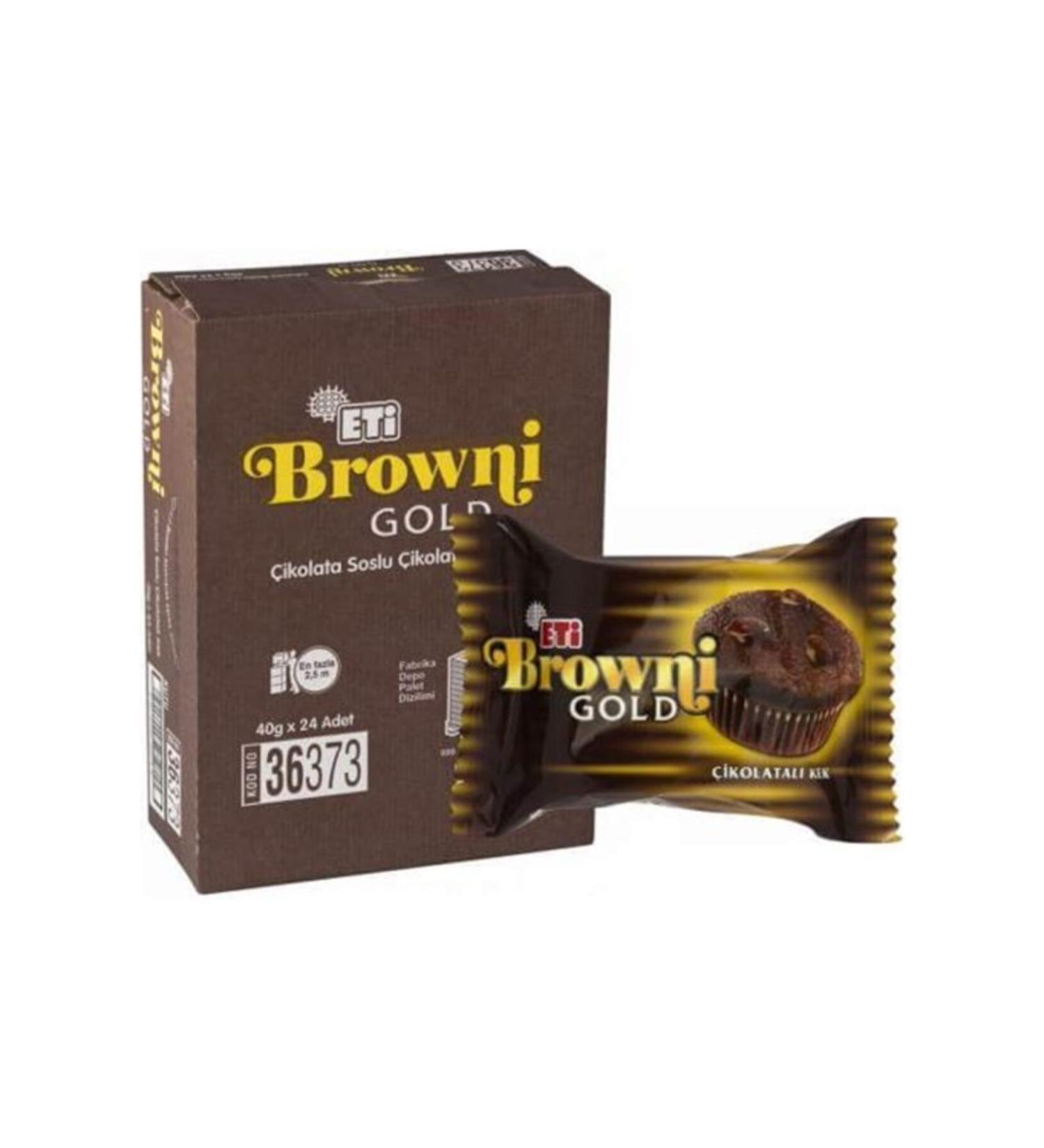 Eti Browni Gold 45 gr Cocoa 24 Pieces