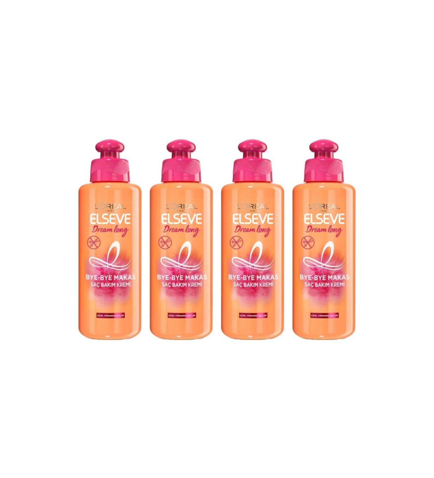 Elseve Loreal Paris Dream Long Hair Care Cream 200ml X 4 Pieces