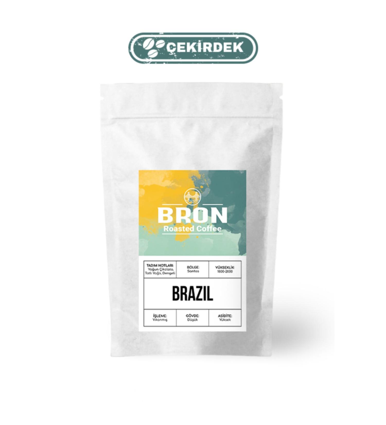 Bron Coffee Brazilian Santos Coffee Beans 250gr