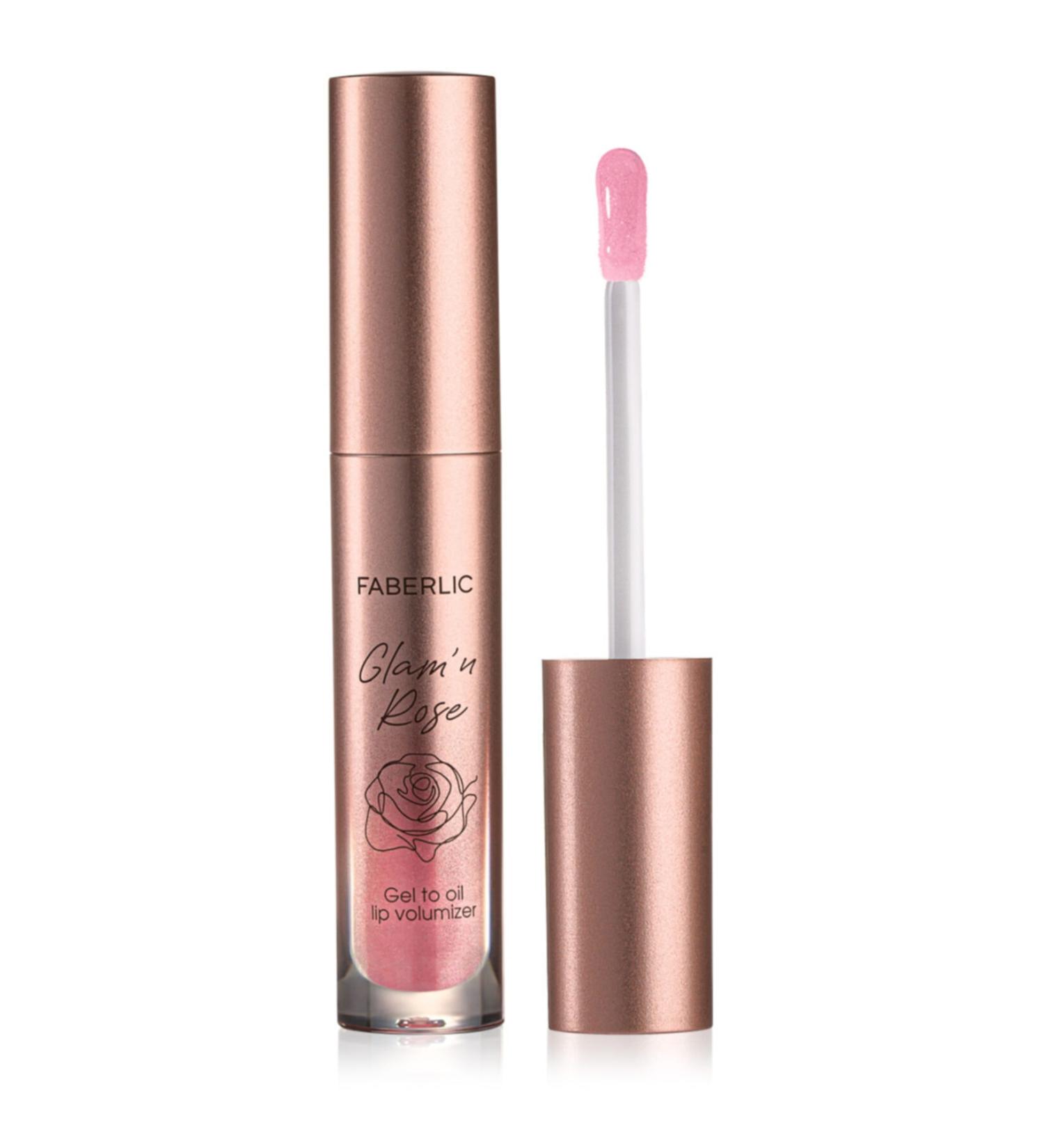 Faberlic Glam Team Lip Hybrid Gel Oil Glam'n Rose - Pink Fuchsia - Buy Online on GoSupps.com