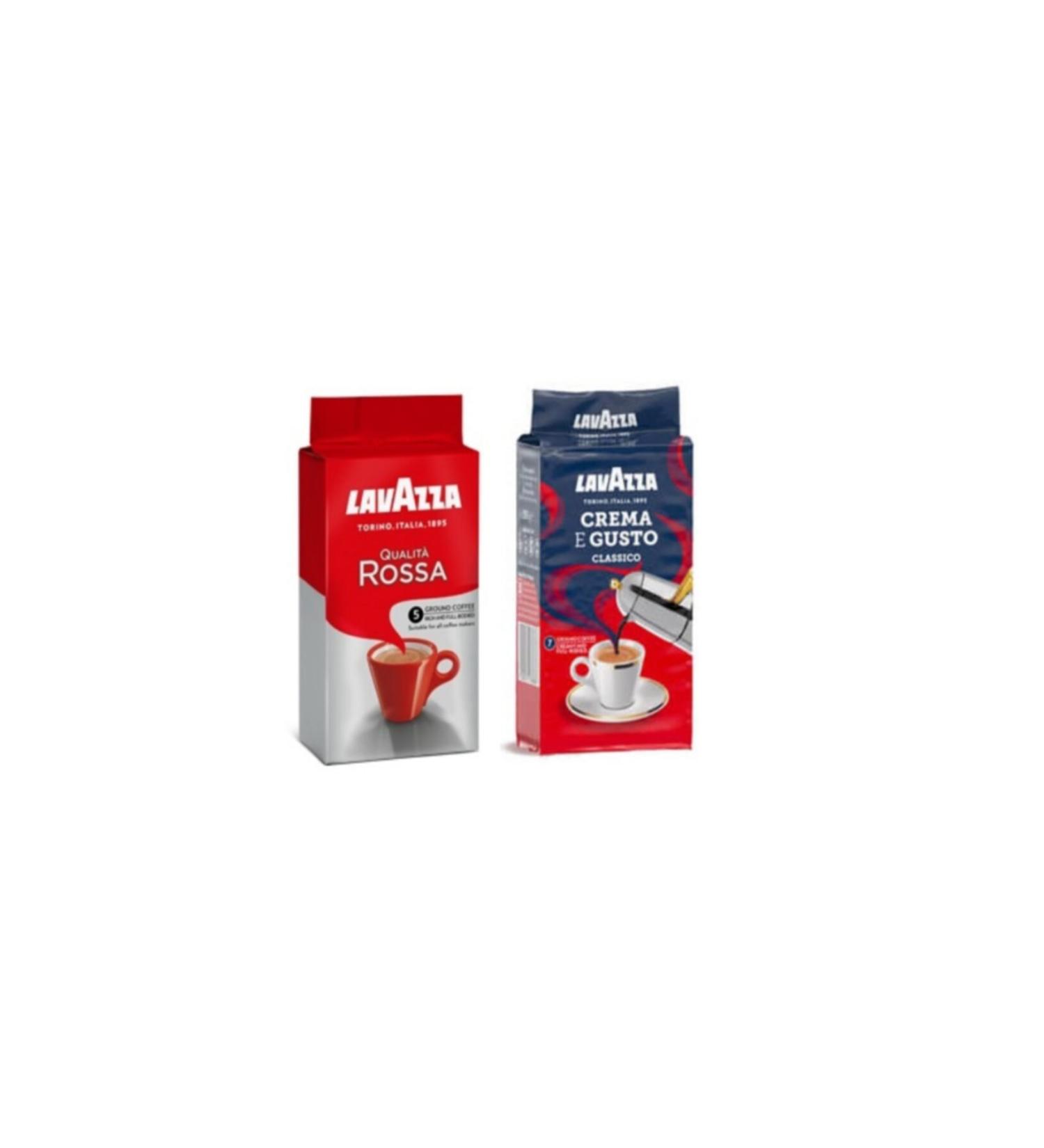 LavAzza Qualita Rossa Filter Coffee 250 Gr + Crema E Gusto Filter Coffee 250 Gr