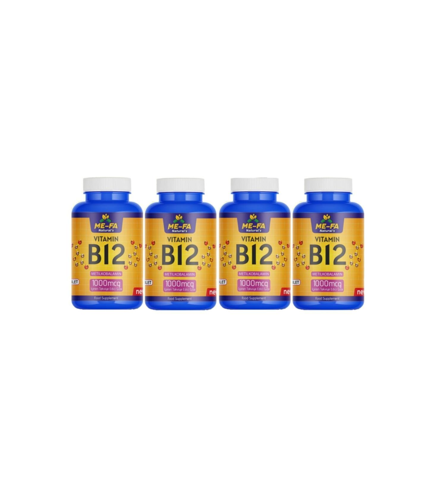Mefa Naturals Vitamin B12 methylcobalamin 960 Tablet 1000 mcg