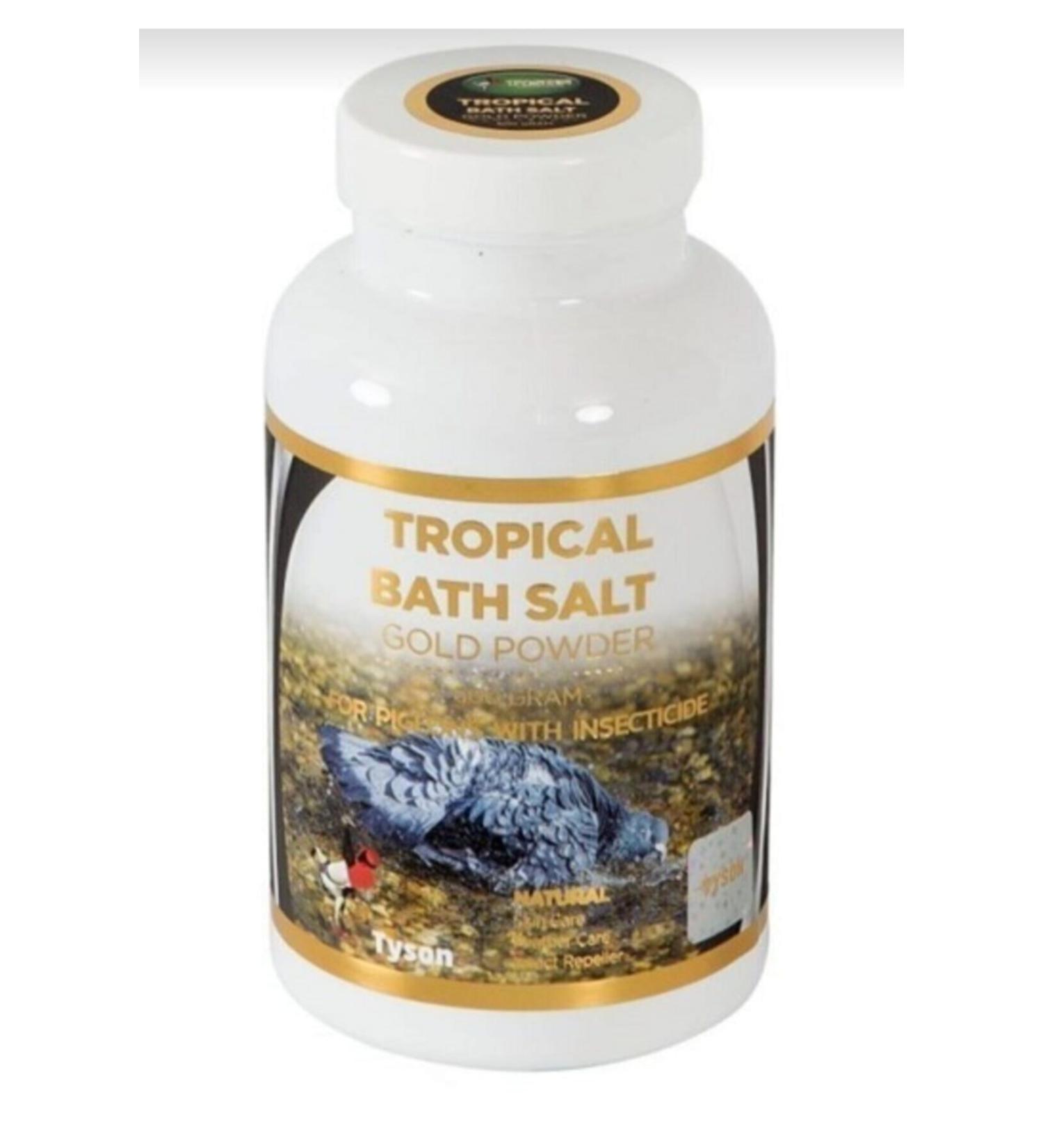 TYSON Tropical Bath Salt 500 Gram Pigeon Chicken Budgie Canary Poultry Bath Powder