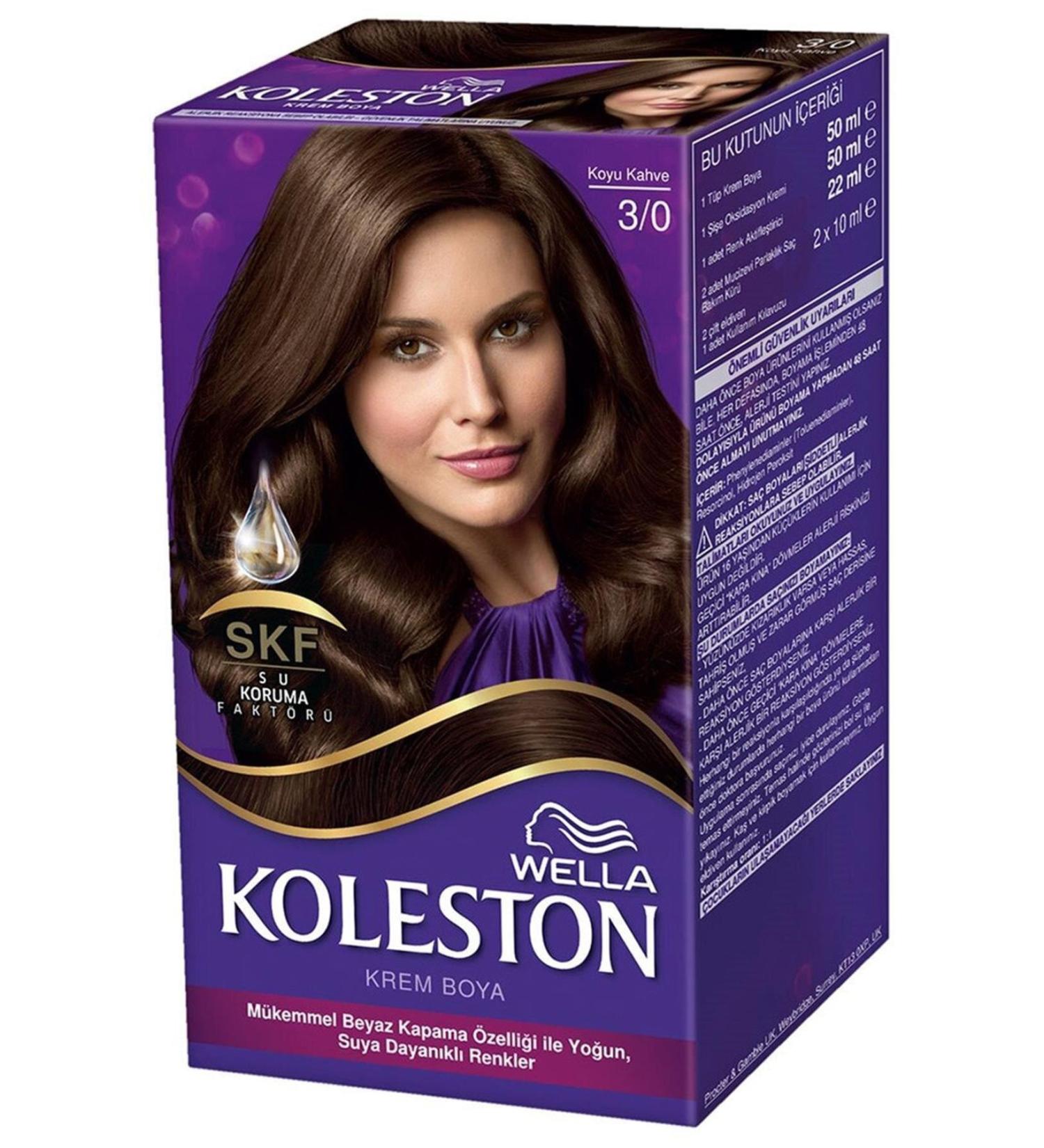 Wella Hair Dye Dark Brown 3/0 50 ml