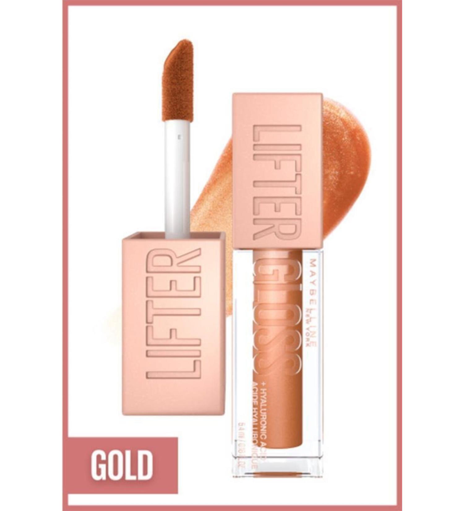 Maybelline New York Lifter Gloss Moisturizing Lip Gloss 019 Gold - Buy Online on GoSupps.com