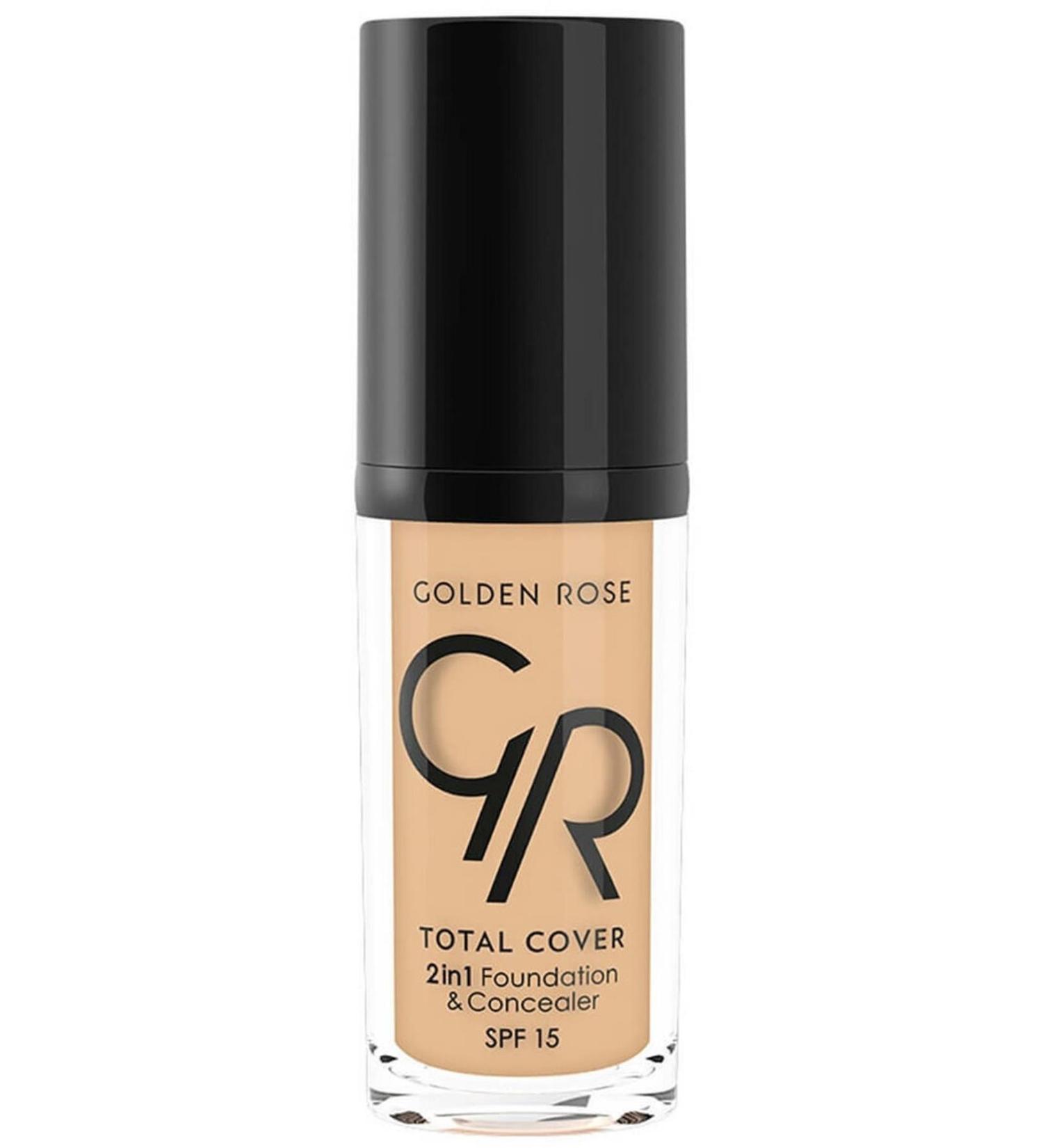 Golden Rose Total Cover 2in1 Mini Foundation and Concealer No: 03