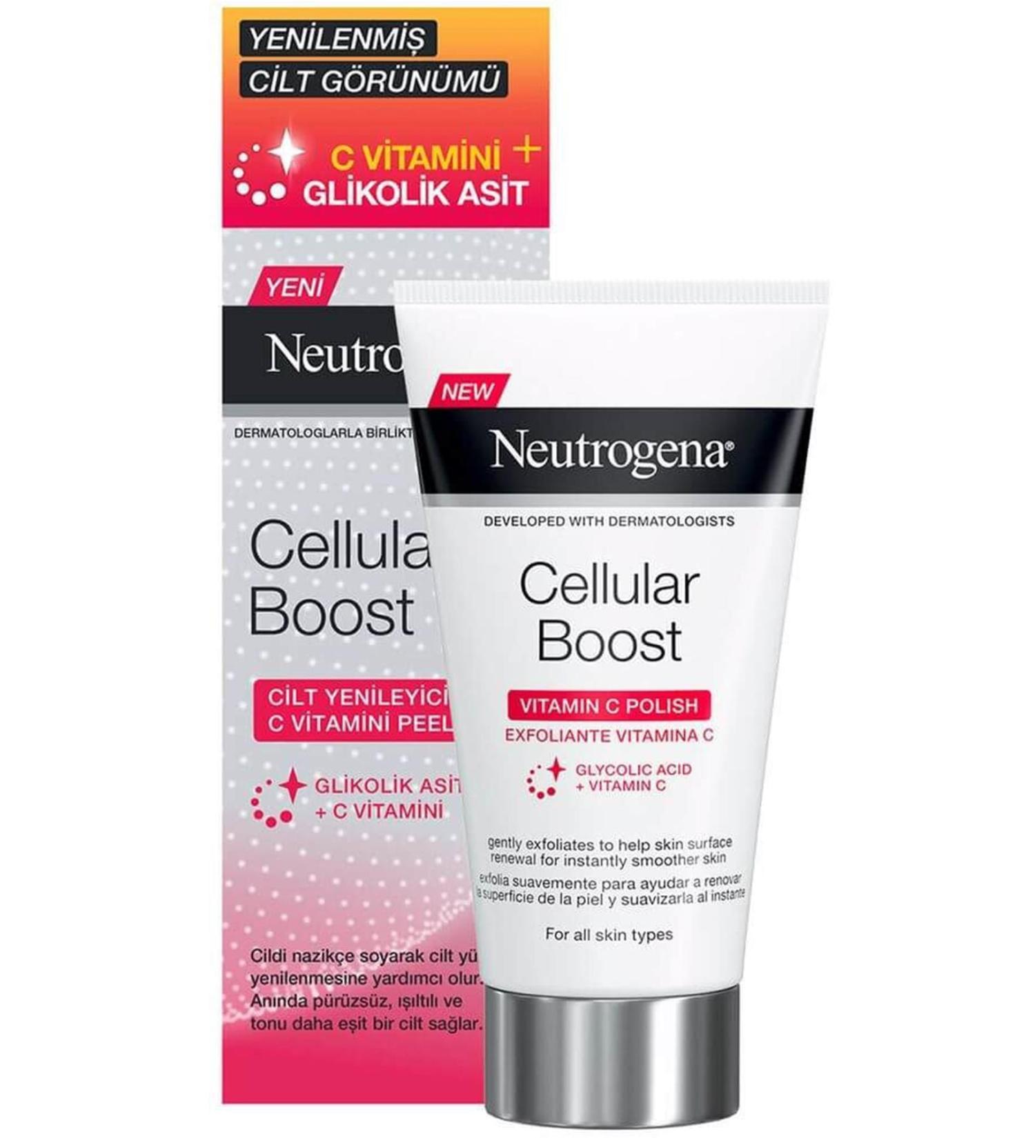 Neutrogena Peeling Cellular Boost with Vitamin C 75ml