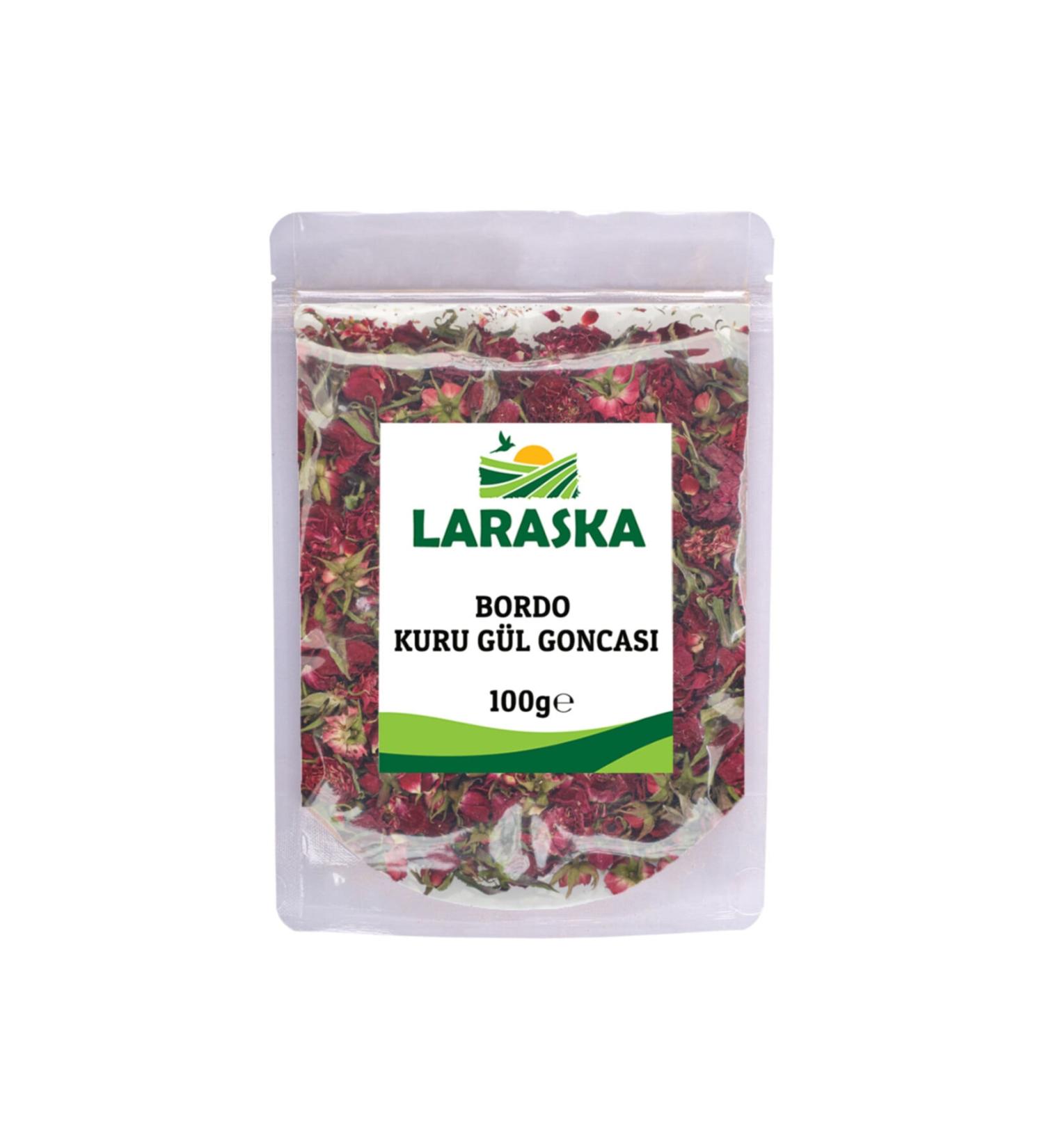 Laraska Bud Rose - Dried Rosebud (ROSE TEA) - Claret Red 100g