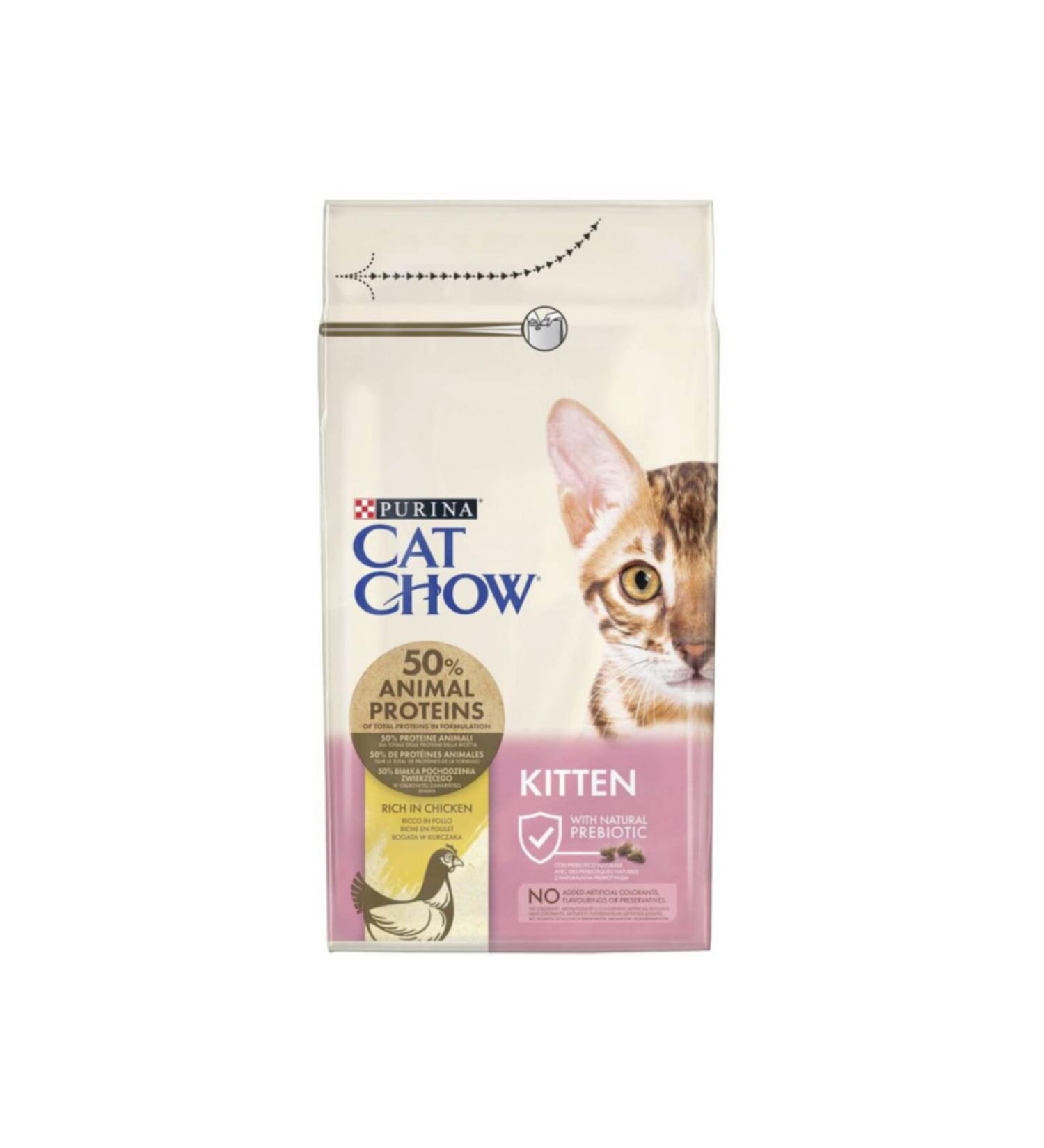 Cat Chow Kitten Chicken Kitten Food 1.5 Kg
