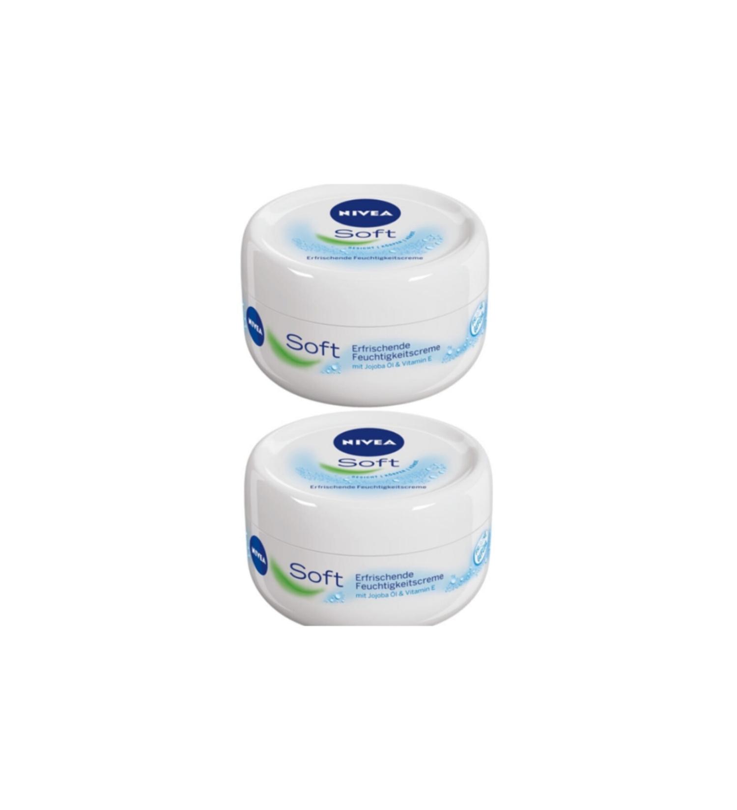 NIVEA Body Soft Moisturizing Care Cream 2 Pieces 200 Ml