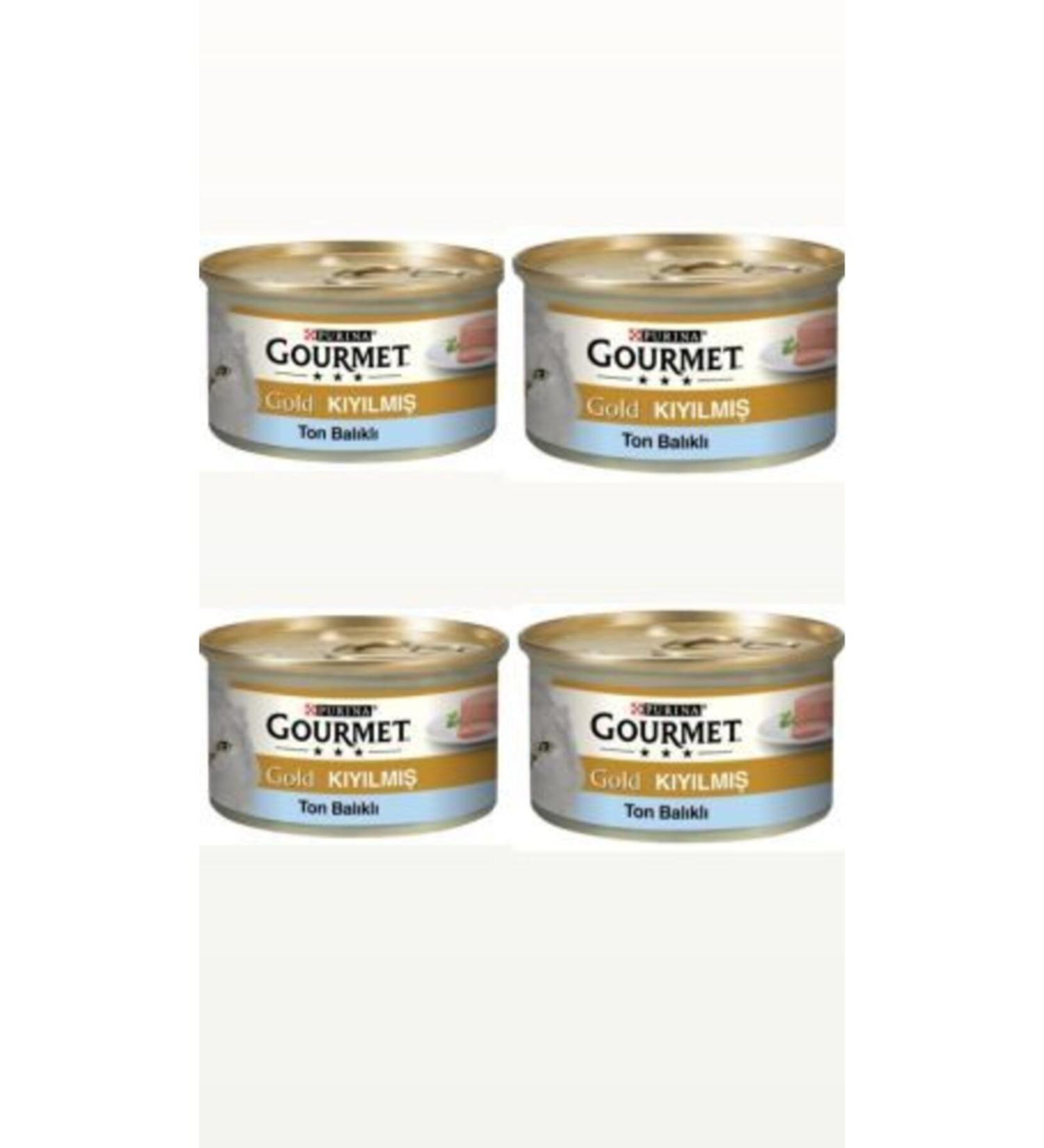 Gourmet Gourmet Gold Minced Tuna Wet Cat Food 85 gr x 4 Pack