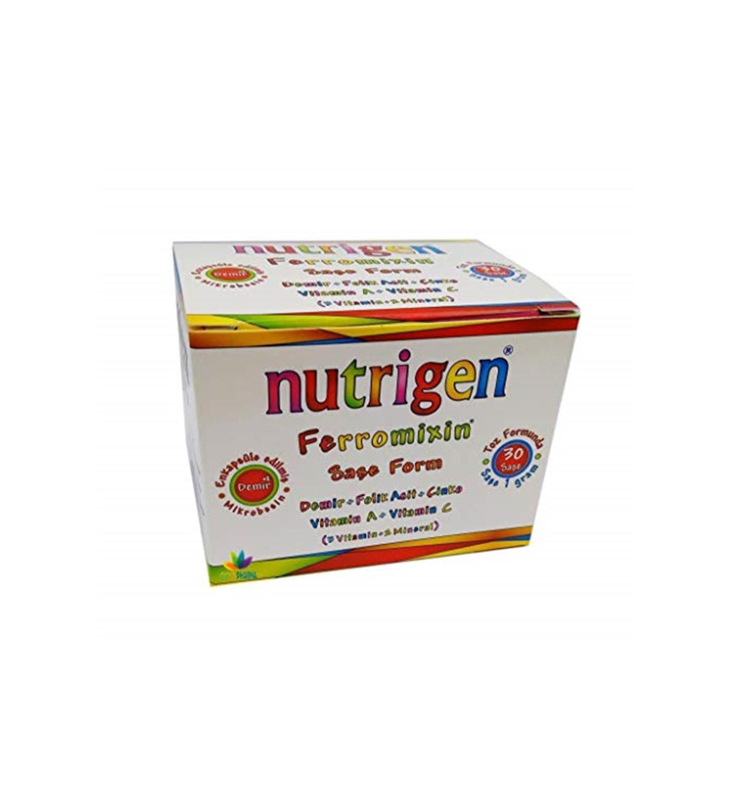 Nutrigen Ferromixin Powder Form 30 Sachets Category: Spoon Food - Buy Online on GoSupps.com