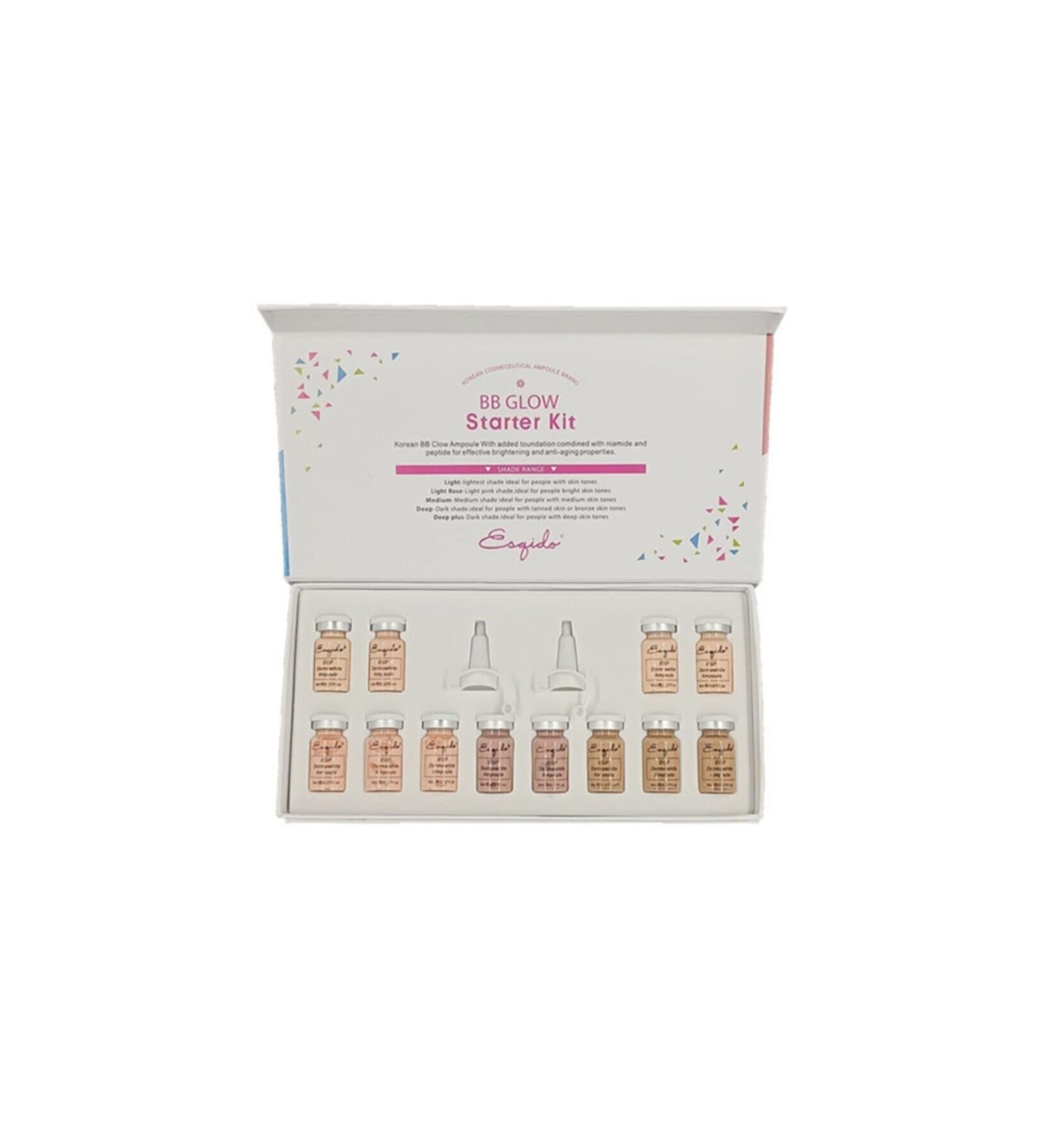 YAYOGE Bb Glow Stayve Starter Kit Permanent Foundation Set 12bottles*8ml