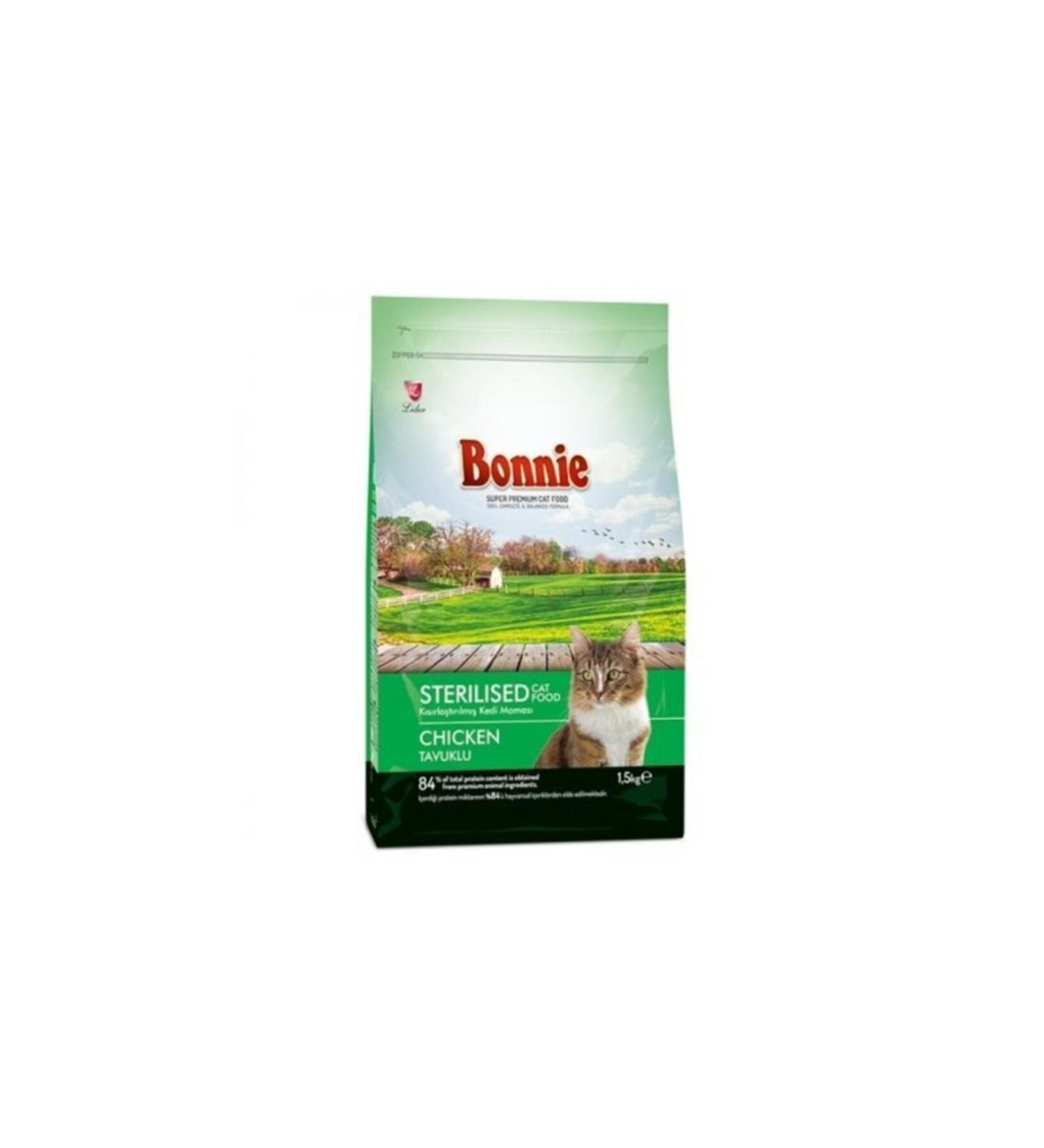 Bonnie Sterilized Chicken Sterilized Cat Food 1.5 kg