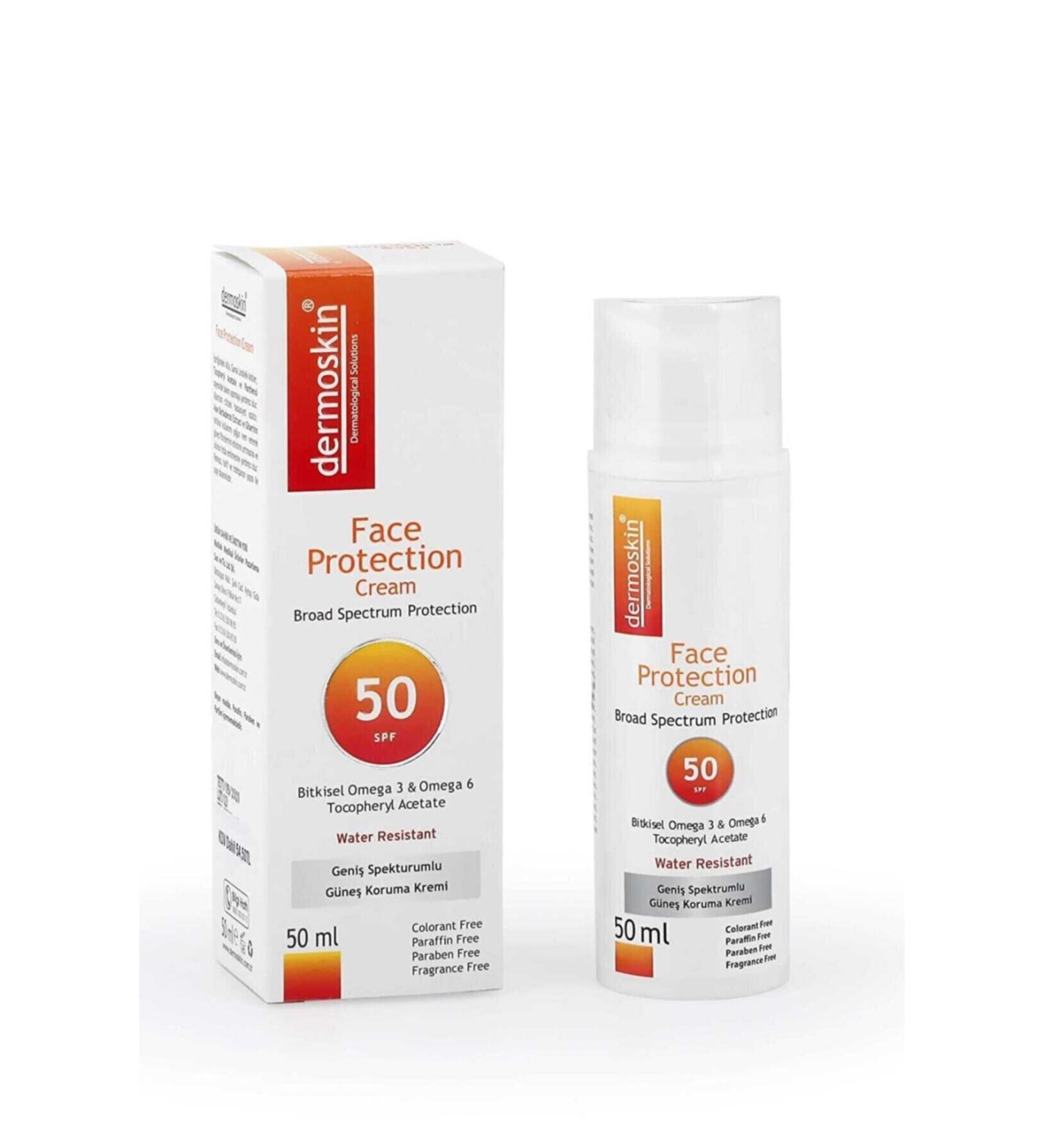Dermoskin Face Protection Sun Cream Spf 50 50 Ml