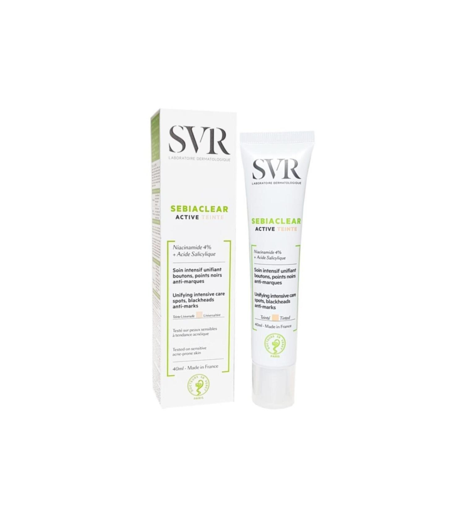 SVR Sebiaclear Active Teinte Care Cream 40 ml