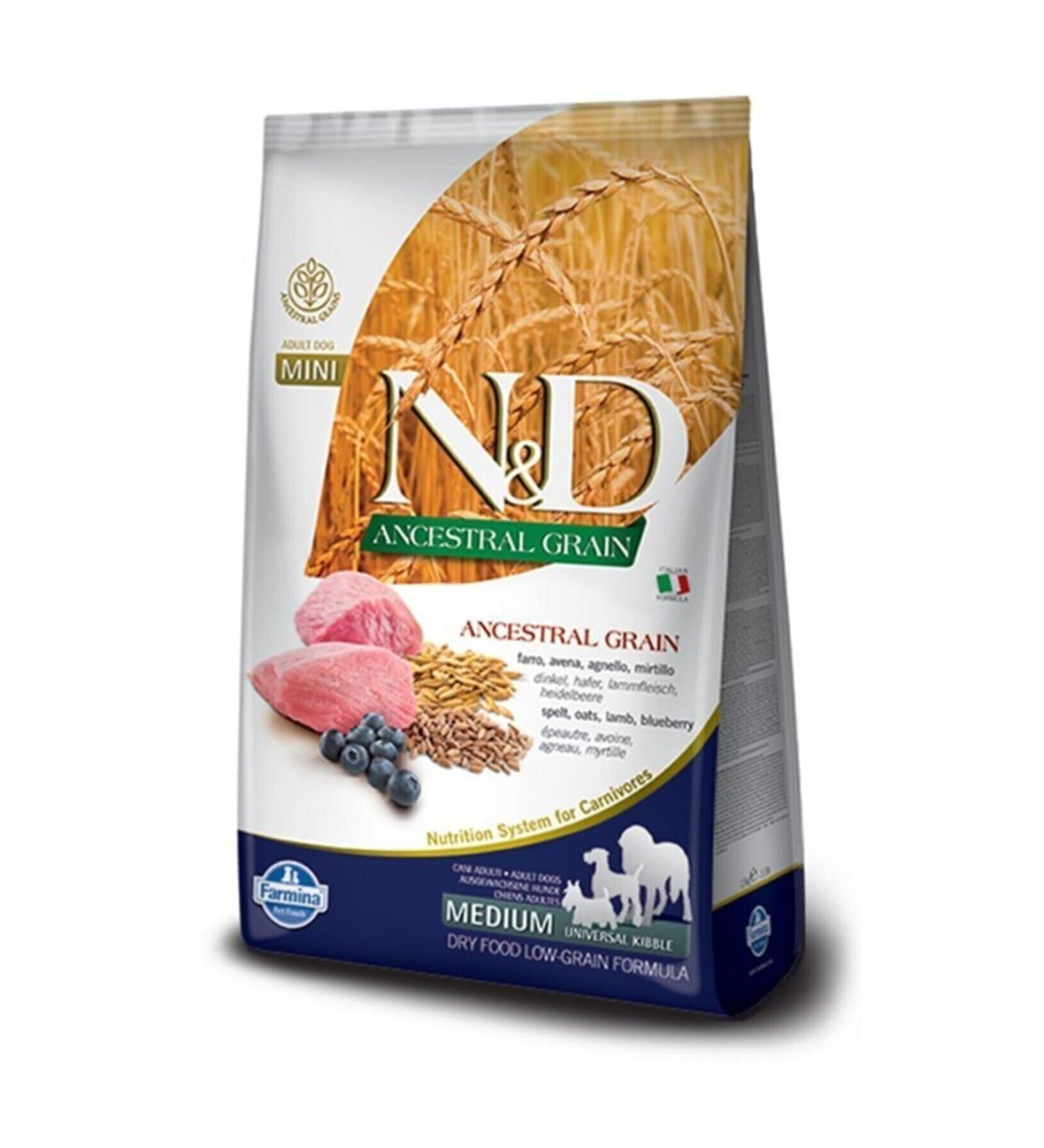 N & D Low Grain Lamb Medium Breed Adult Dog Food 2.5 kg