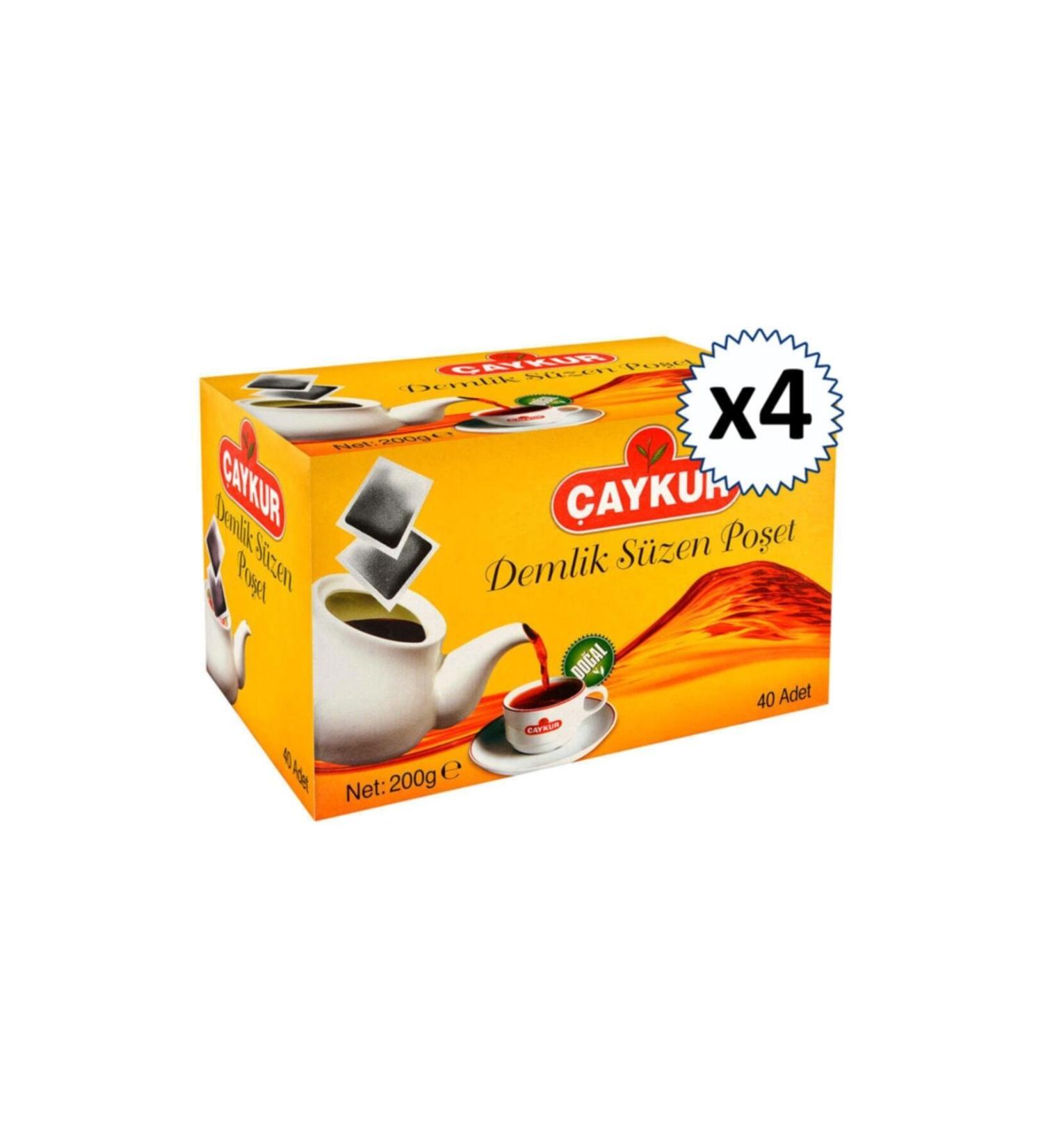 aykur Teapot Tea Bag Filter 40 Pcs. 4 Pieces