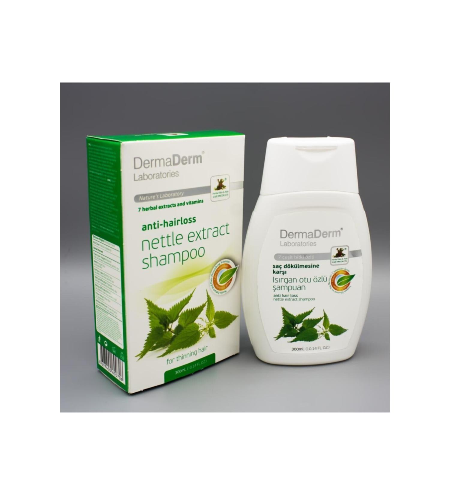 DermaDerm Nettle Essence Shampoo 300 ml